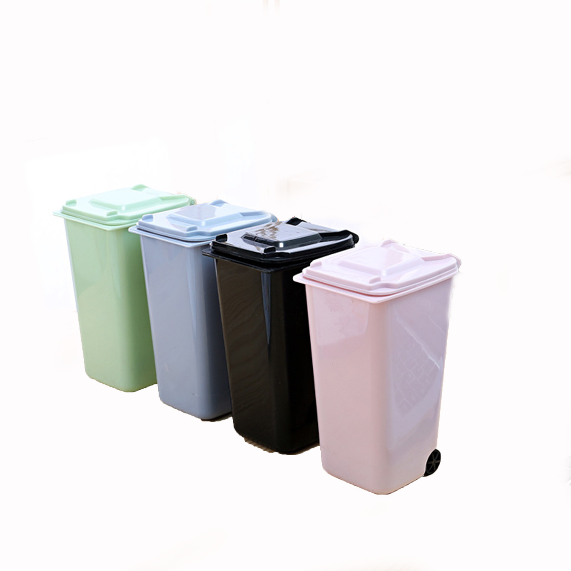 Desktop Trash Cans Pen Holder 2