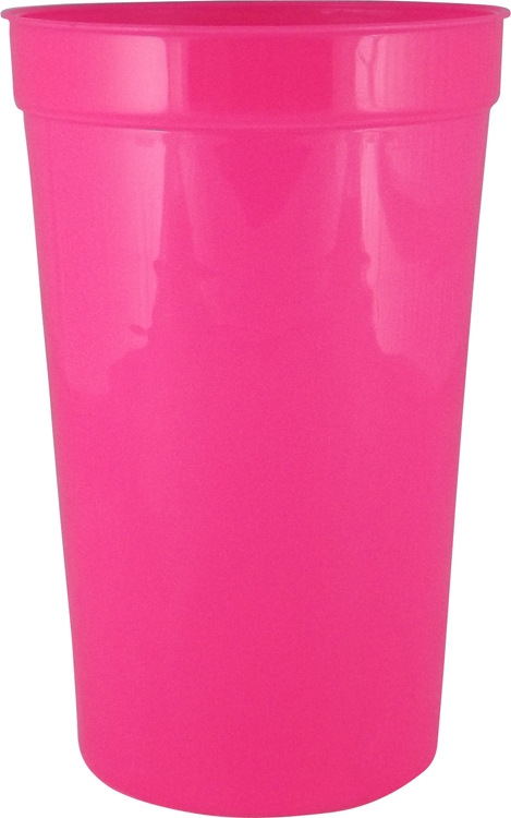 22 oz. Smooth Wall Plastic Stadium Cup 22