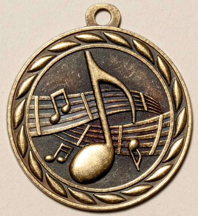 Music Medal, 2" 2