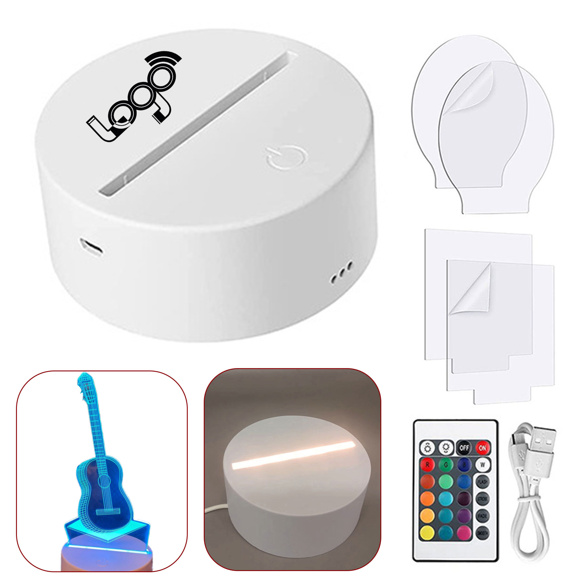 16 Color Acrylic Night Light For Bright Mood Displays 2