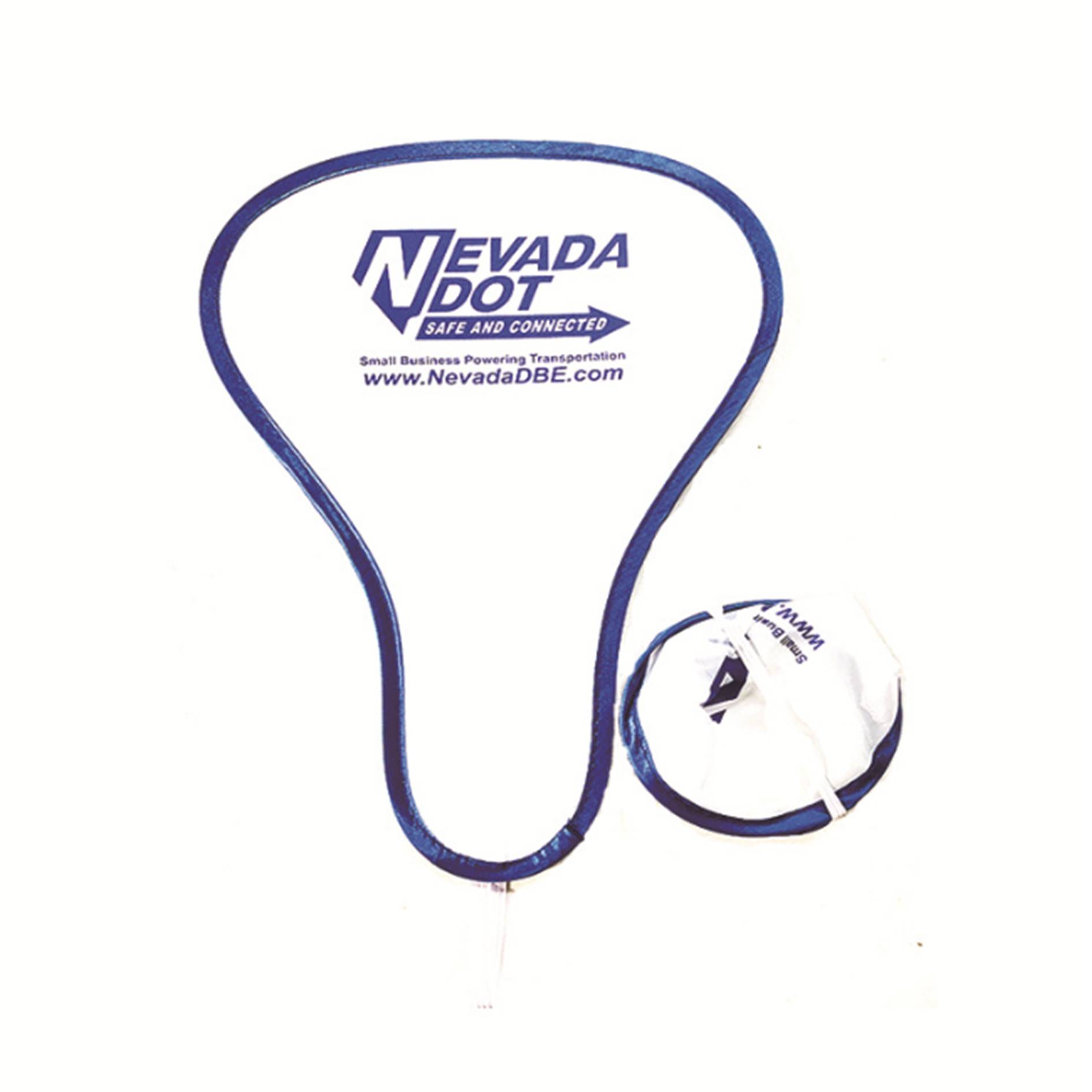 Foldable Polyester Hand Fan With Pouch 5
