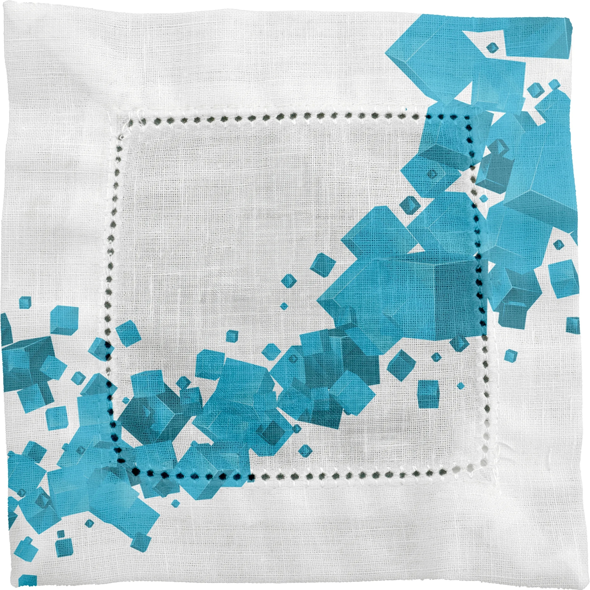 Floating Cubes Fabric Napkin 13