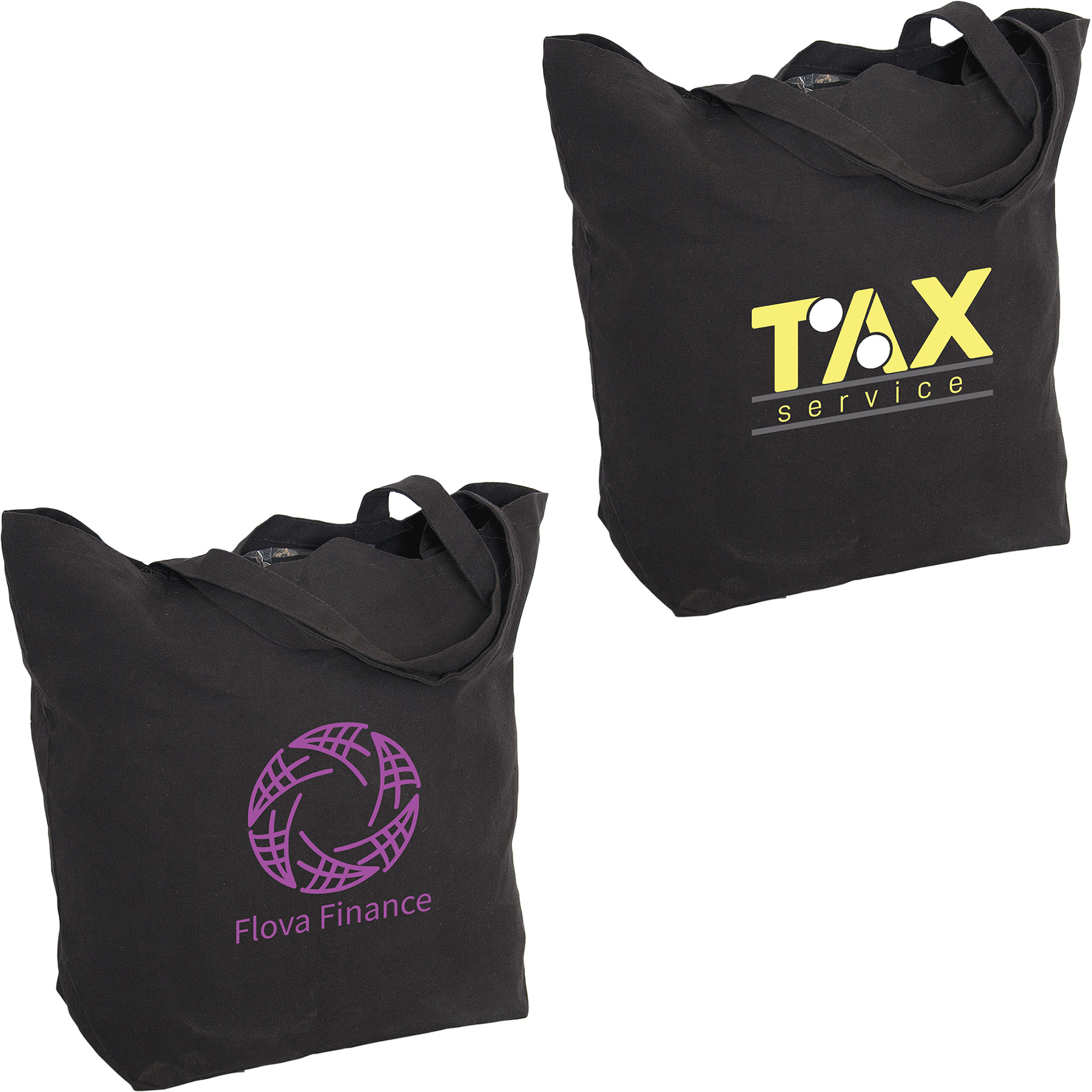 12 oz Cotton Canvas Tote Bag: Premium 20&#34; W x 17.5&#34; H-Beacon