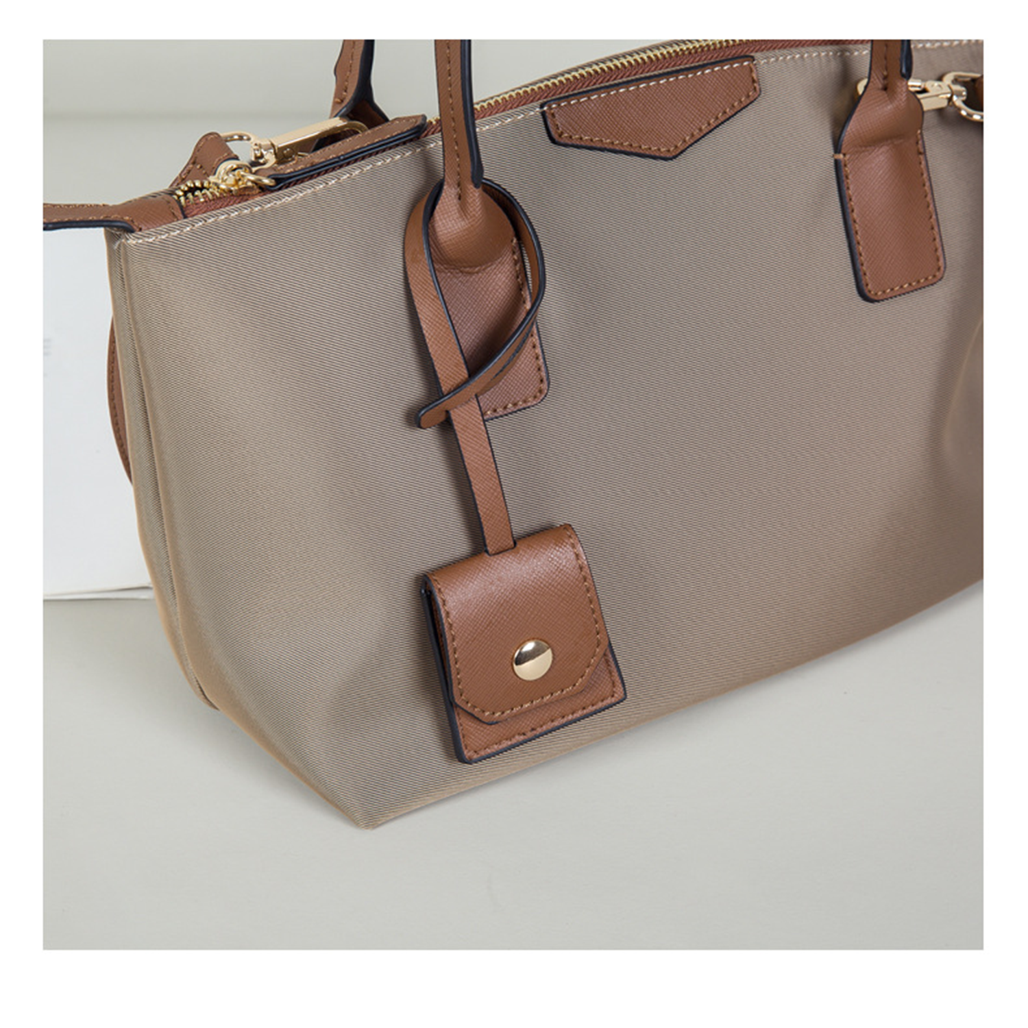 Lightweight Nylon Tote Crossbody Bag 6