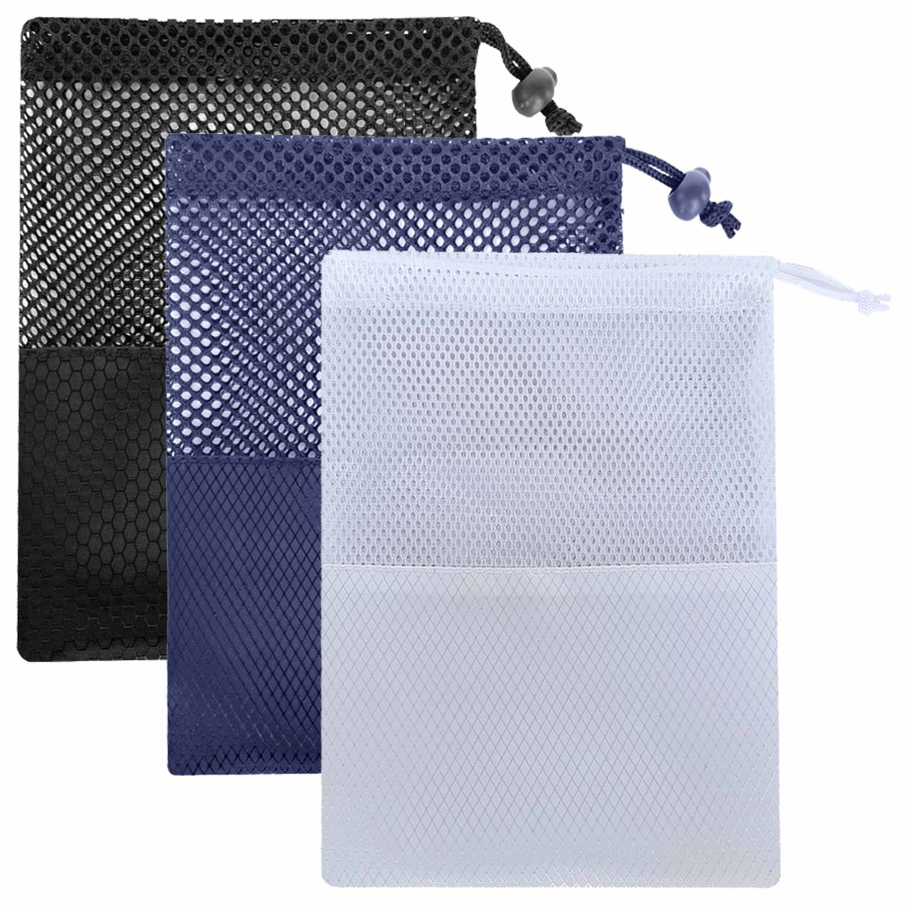 Small Mesh Bag with Drawstring Cord Lock Closure for Toys, Laundry 1