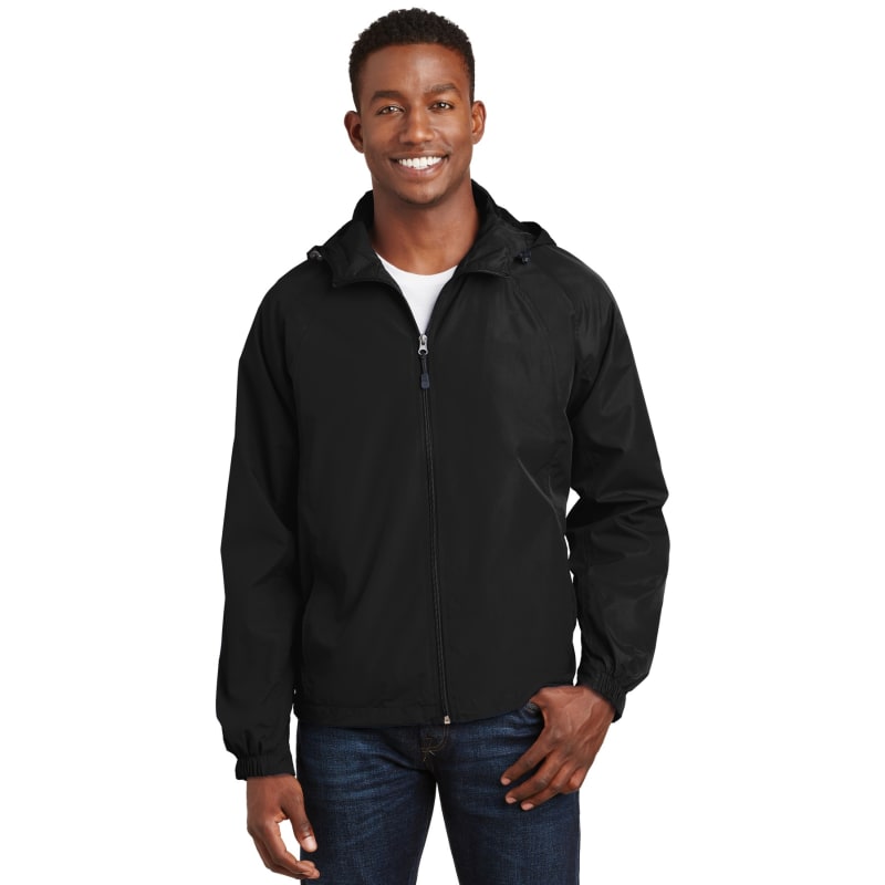 Sport-Tek Hooded Raglan Jacket. 12