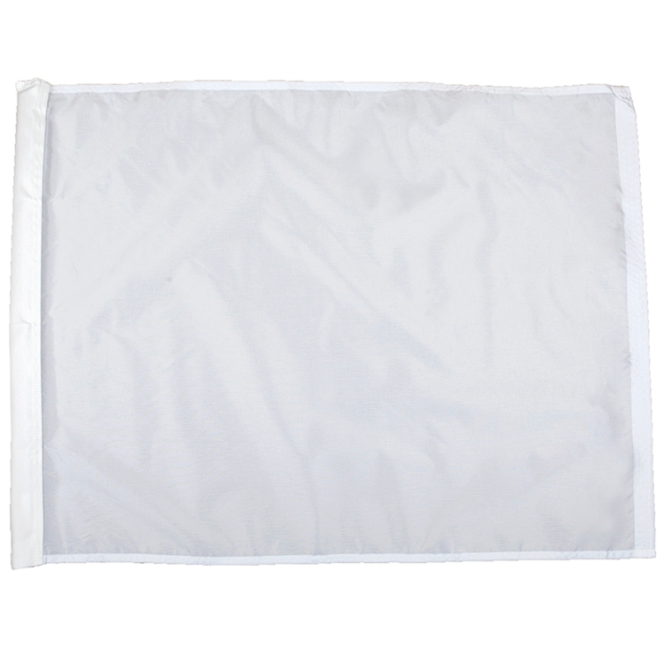 One Lap To Finish Individual Polyester Auto Racing Flags W/ Pole Sleeve 1