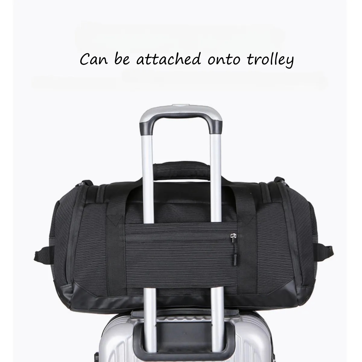 Classic Travel Duffel Bag with Shoes Compartment 6