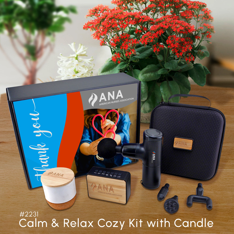 Calm and Relax Cozy Kit with Candle (3 Pieces) 2