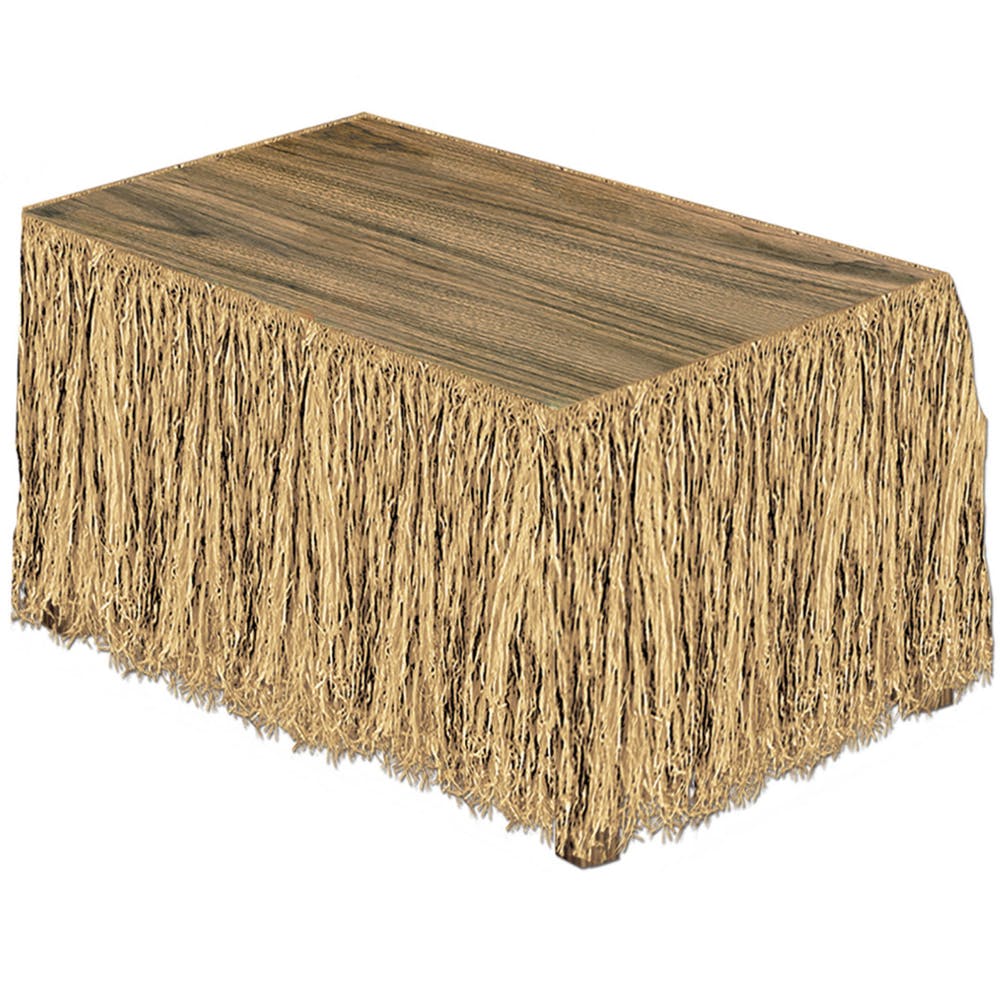 Raffia Table Skirting - 30" x 9' 1