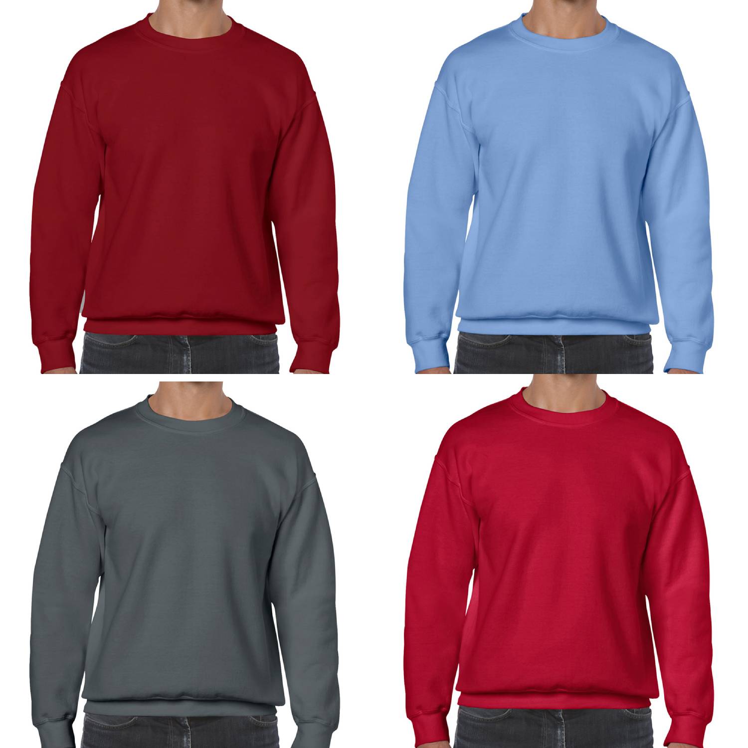 Adult 7.75 oz. Cotton Blend Crewneck Sweatshirt 15