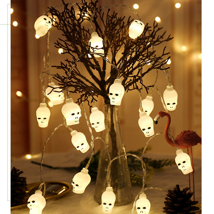 16 Pcs Halloween LED Zombie Skulls Light 3