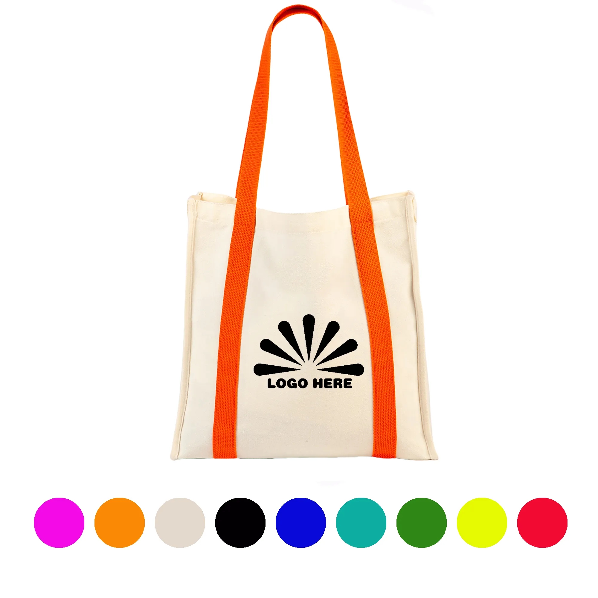 Canvas Shopping Bag With Customizable Logo, custom tote bag with logo imprint 4