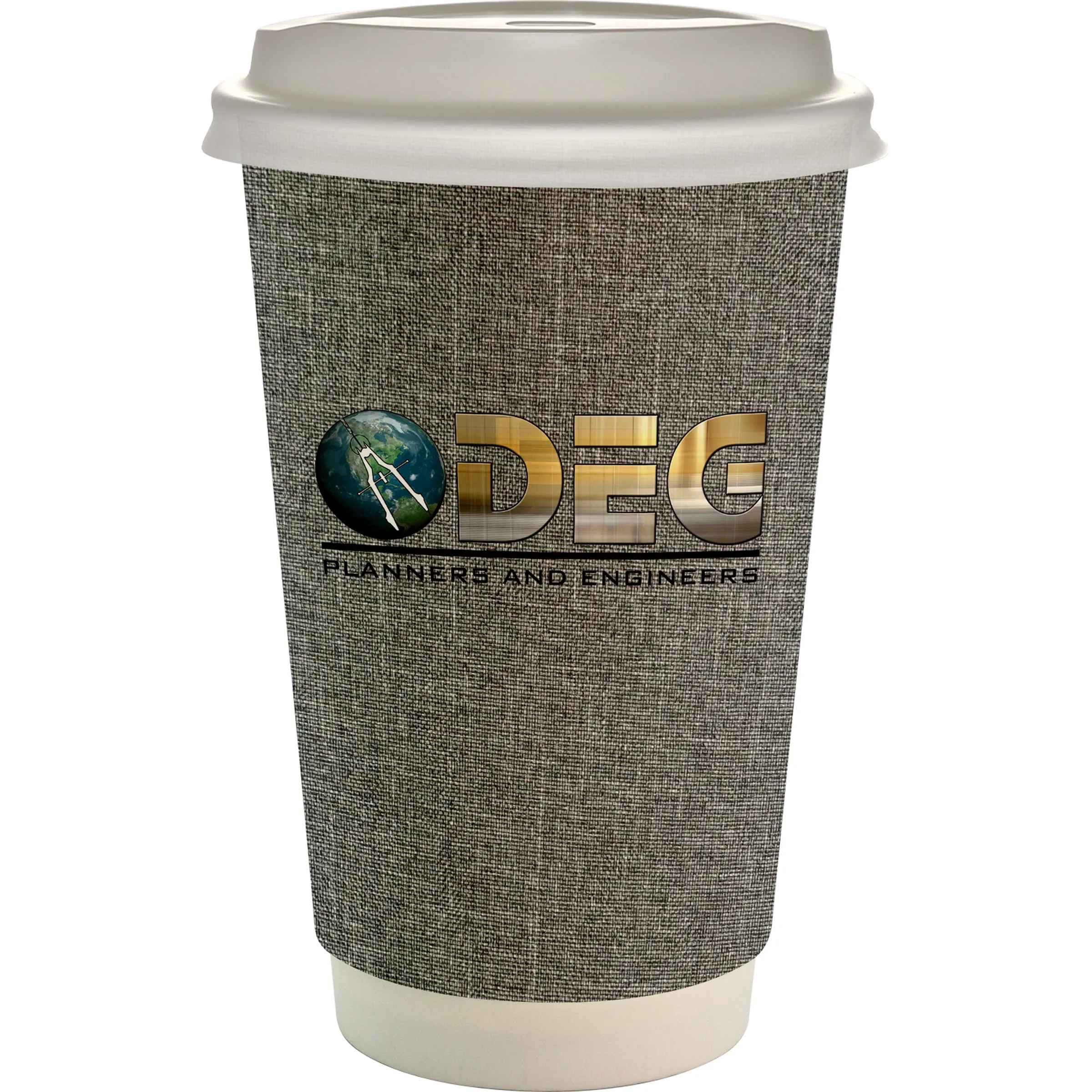 16 oz. Full Color Ridge Paper Cup With Lid 6