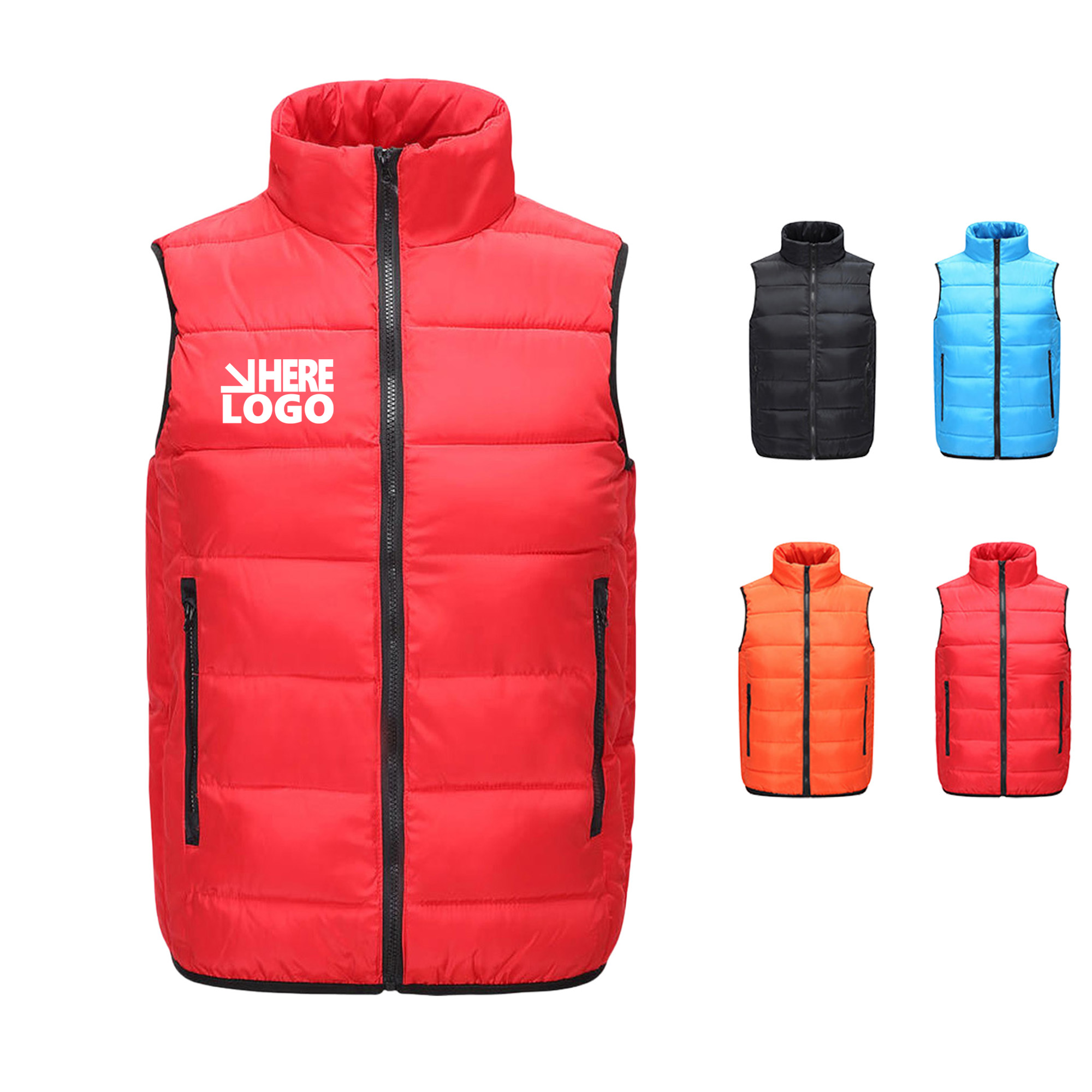 Customized Winter Stand-Up Waistcoat 4