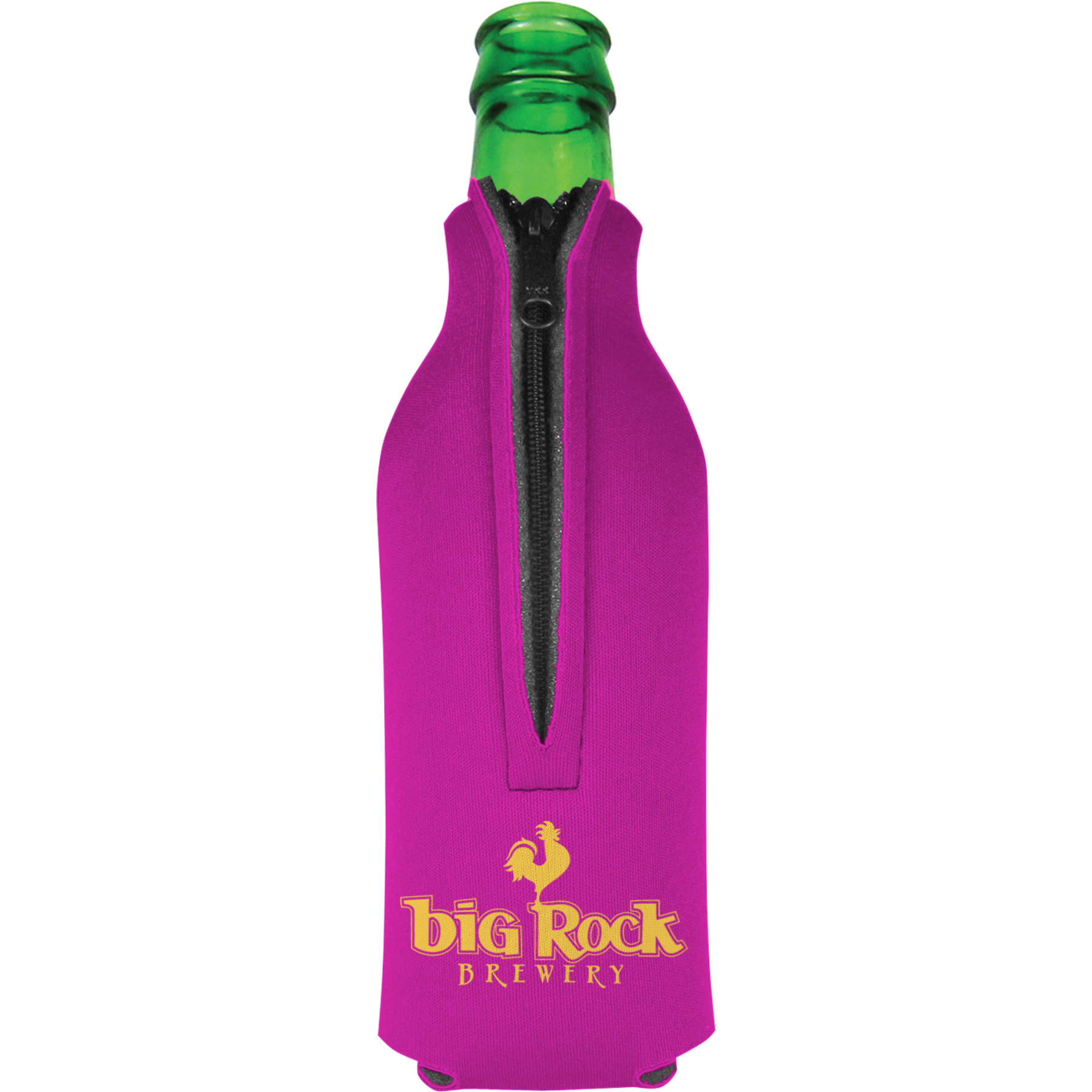 Bottle Zipper Scuba can cooler, custom koozie with logo imprint 4
