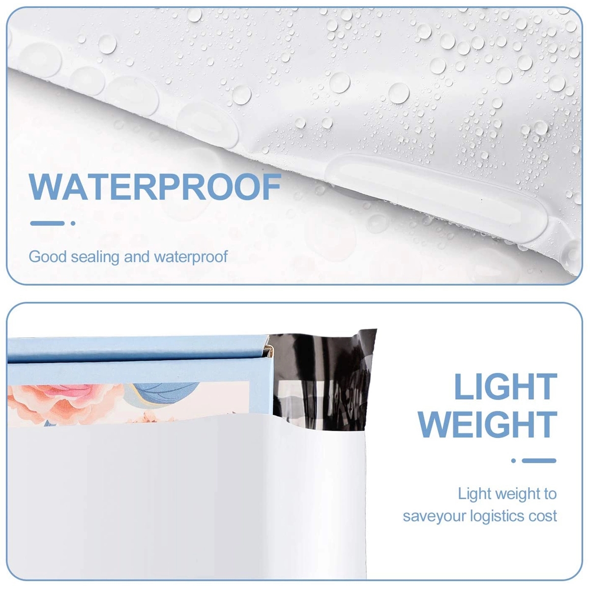 Poly Mailer Envelopes Shipping Bags with Self Adhesive 5