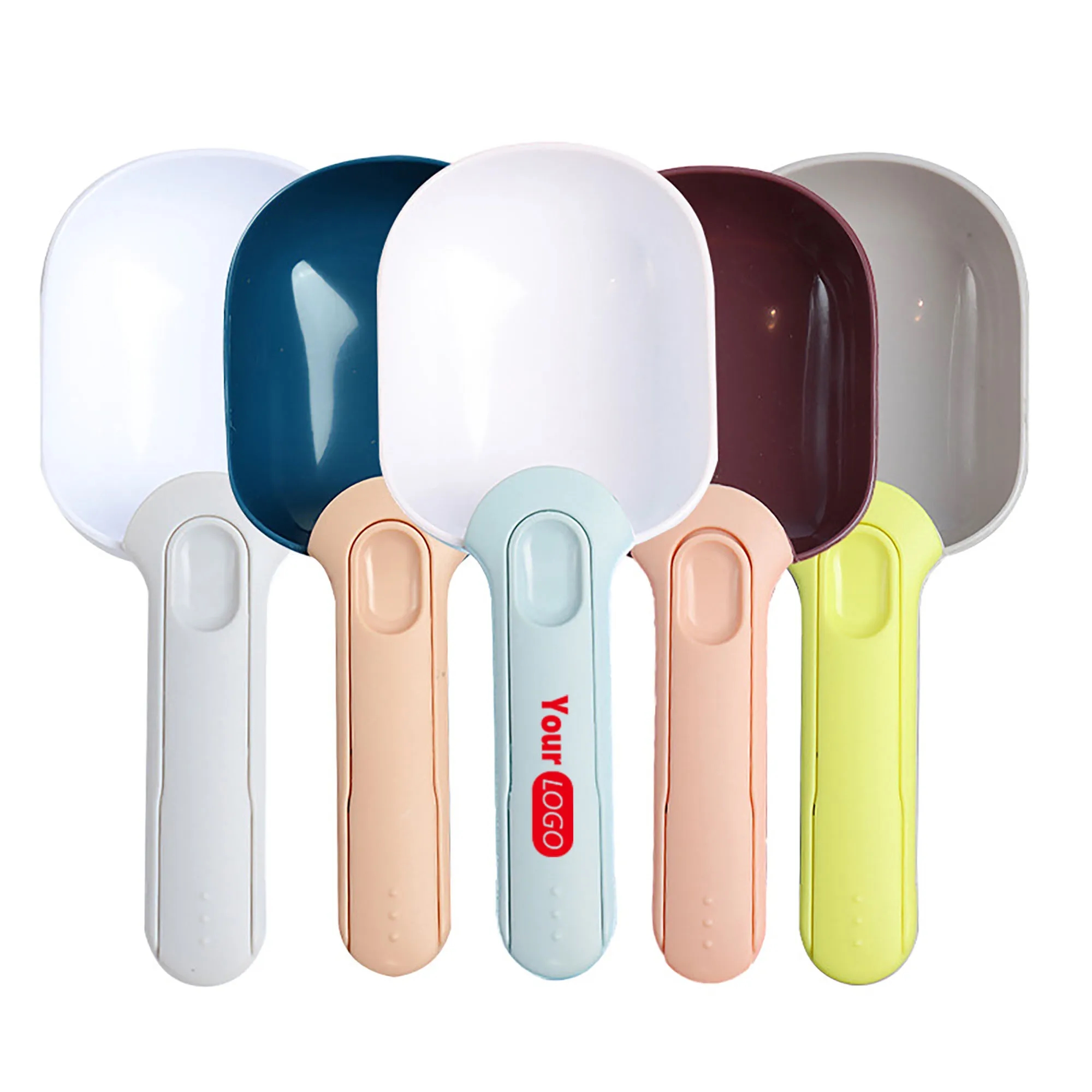 MOQ 50 PCS Pet Cup Scoop w/Clip 3