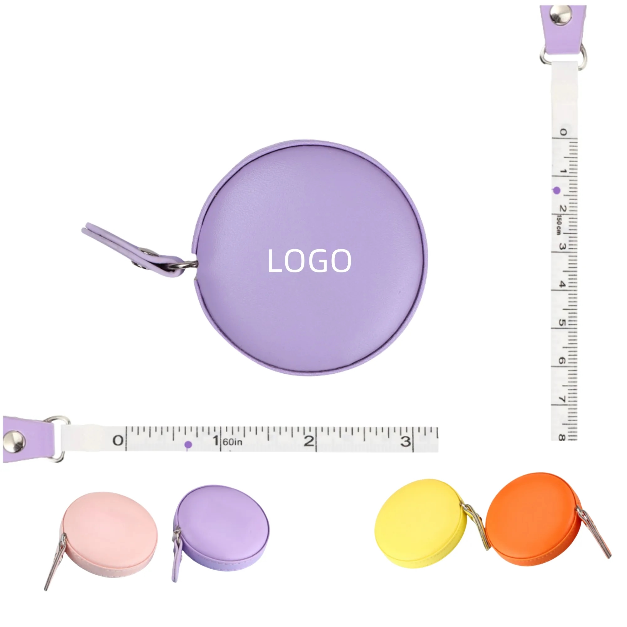 Portable Retractable Pu Leather Measuring Tape 3