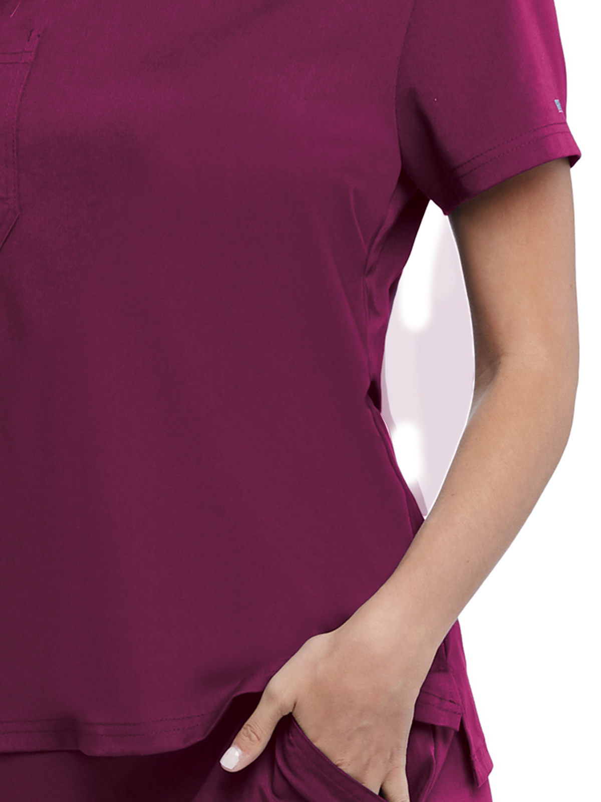 Grey's Anatomy Spandex Stretch - Women's One-Pocket Bree Tuck-In Scrub Top 3