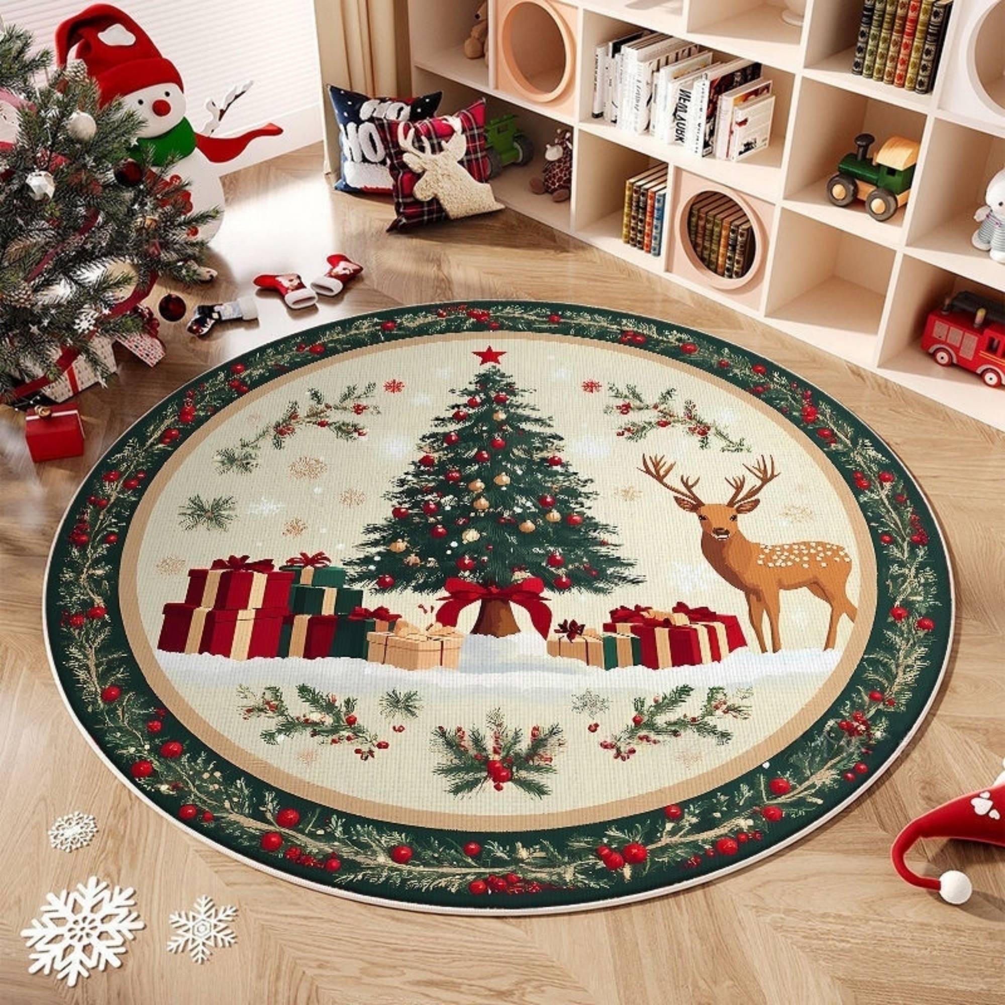 Christmas Floor Mat Holiday rug 3