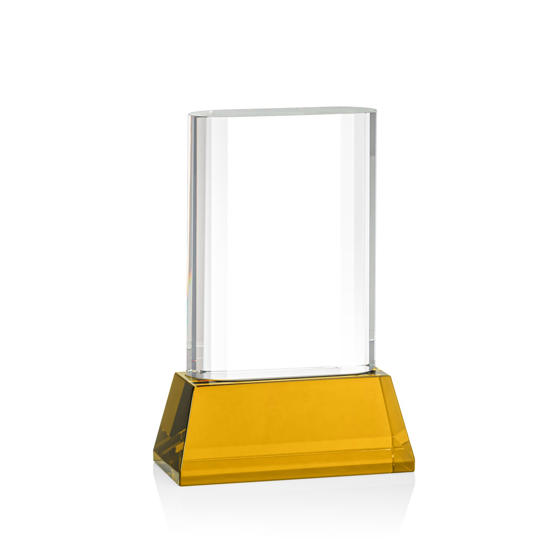 Merit VividPrint™ Award on Base - Amber 3