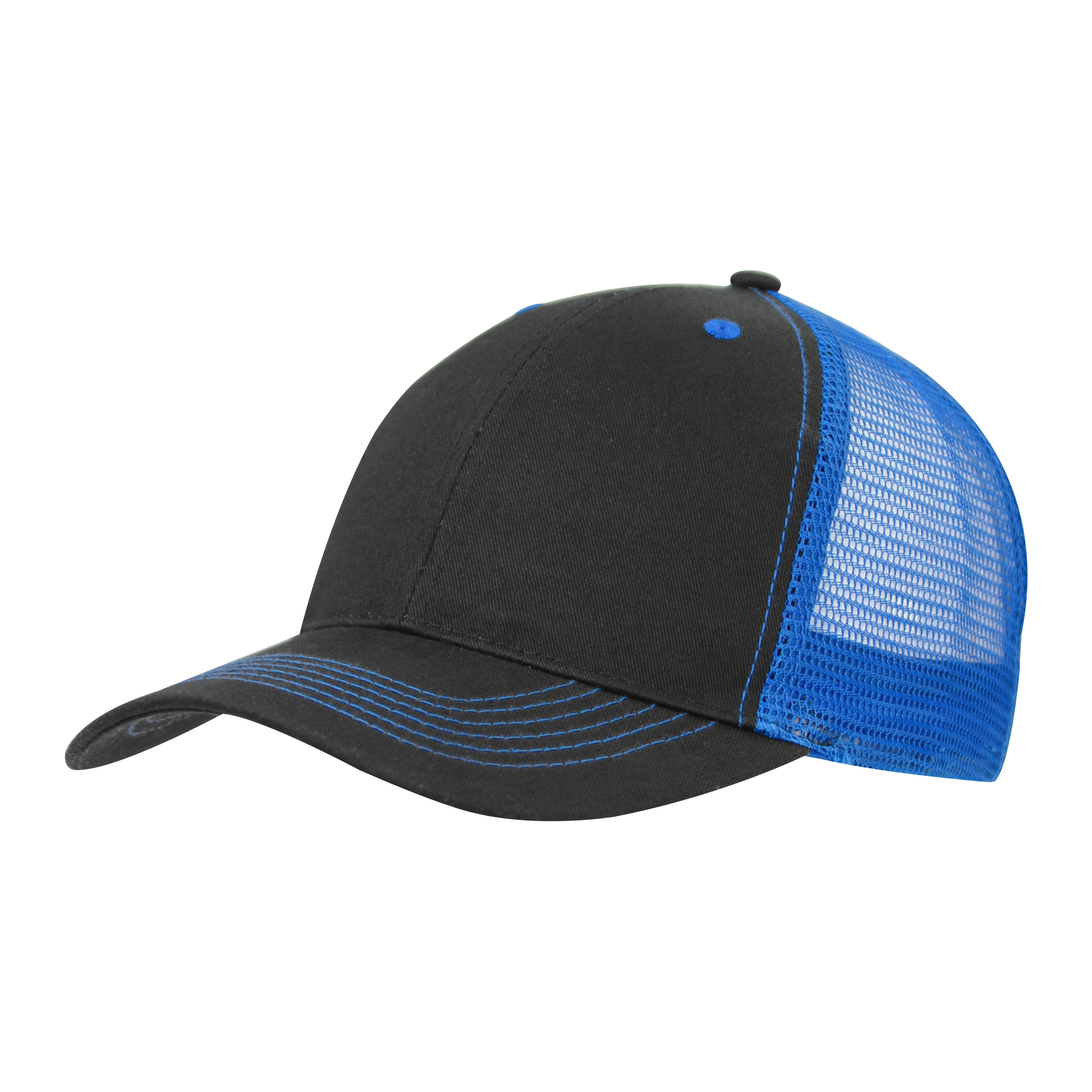 Color Accent Mesh Snapback Cap