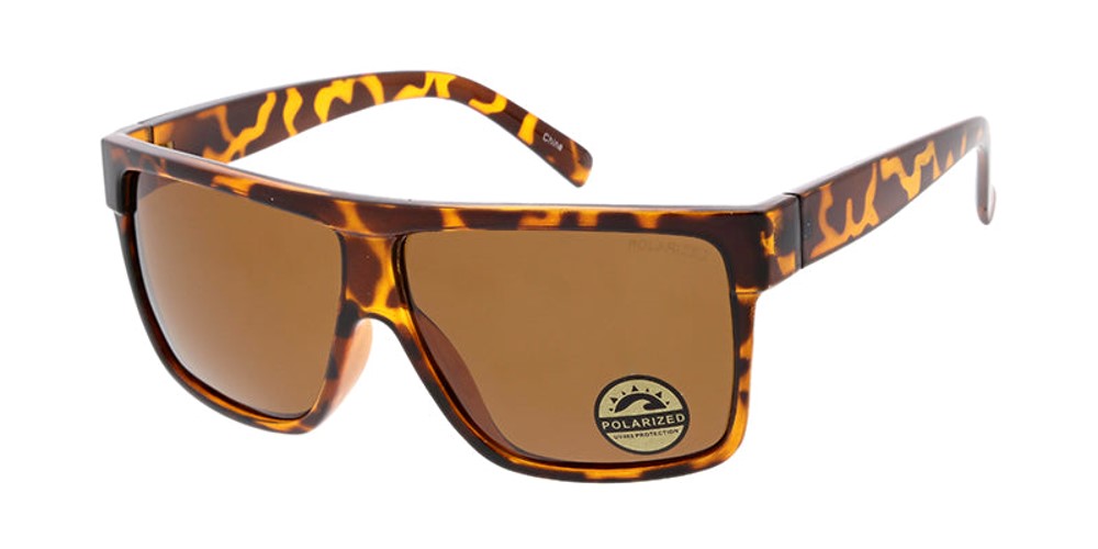 Assorted Unisex Wave Runner Frame Plastic Sunglasses Polarized Lens 3