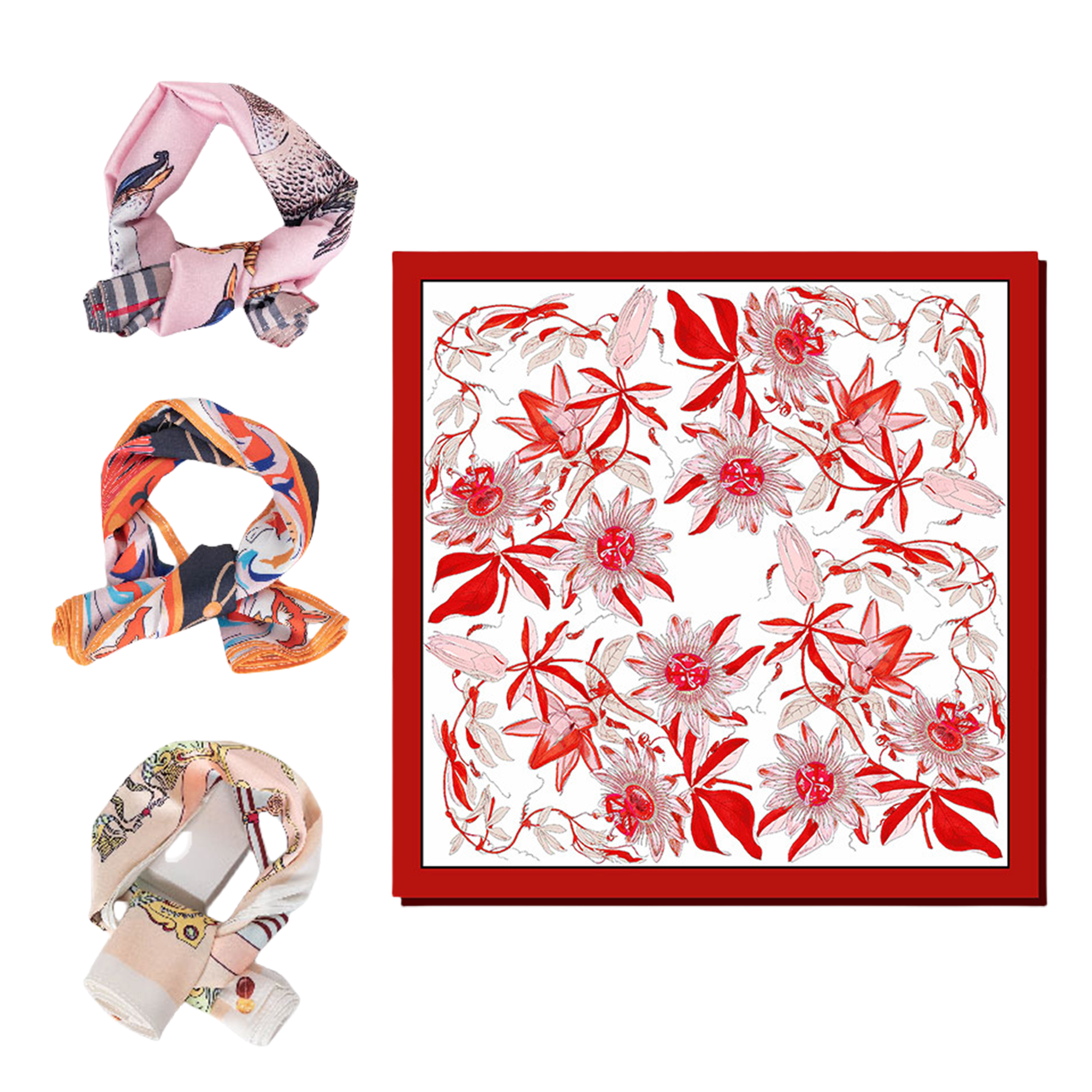 35.43inch Simulated Silk Scarf 1