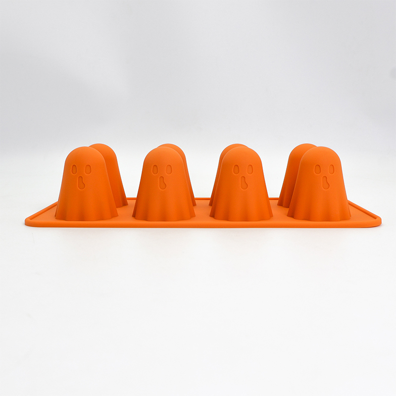 Halloween Silicone Molds 3D Ghost Chocolate Candy Molds 6