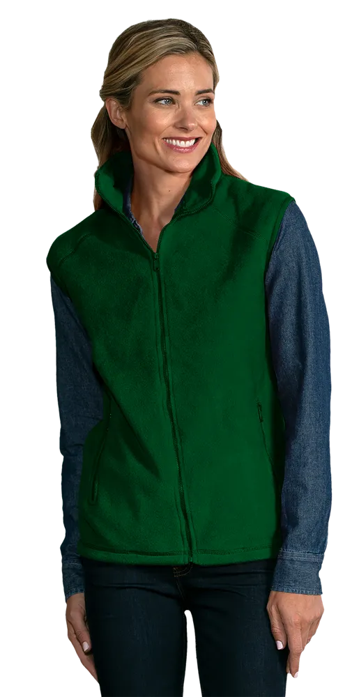 Adult Micro Fleece Zip Front Vest 48