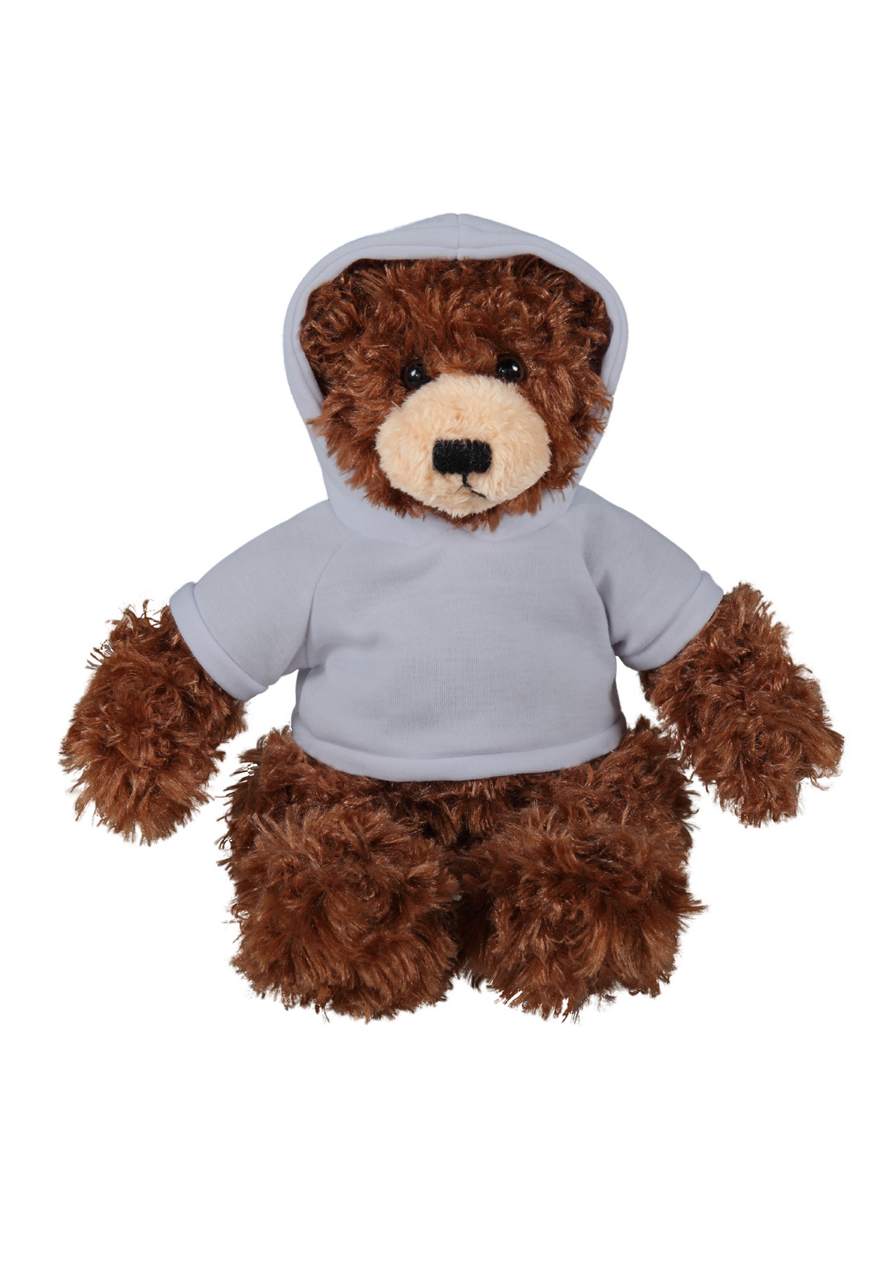 soft plush  Chocolate Brandon Bear with hoodie 10