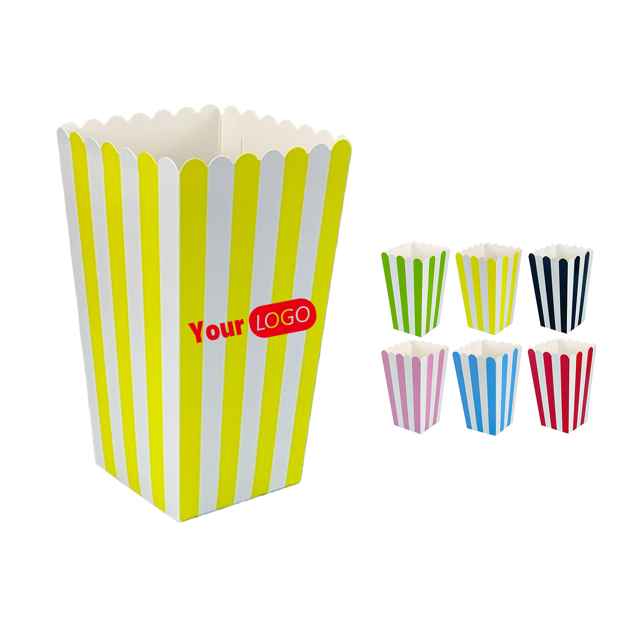 Personalized Paper Popcorn Box 2