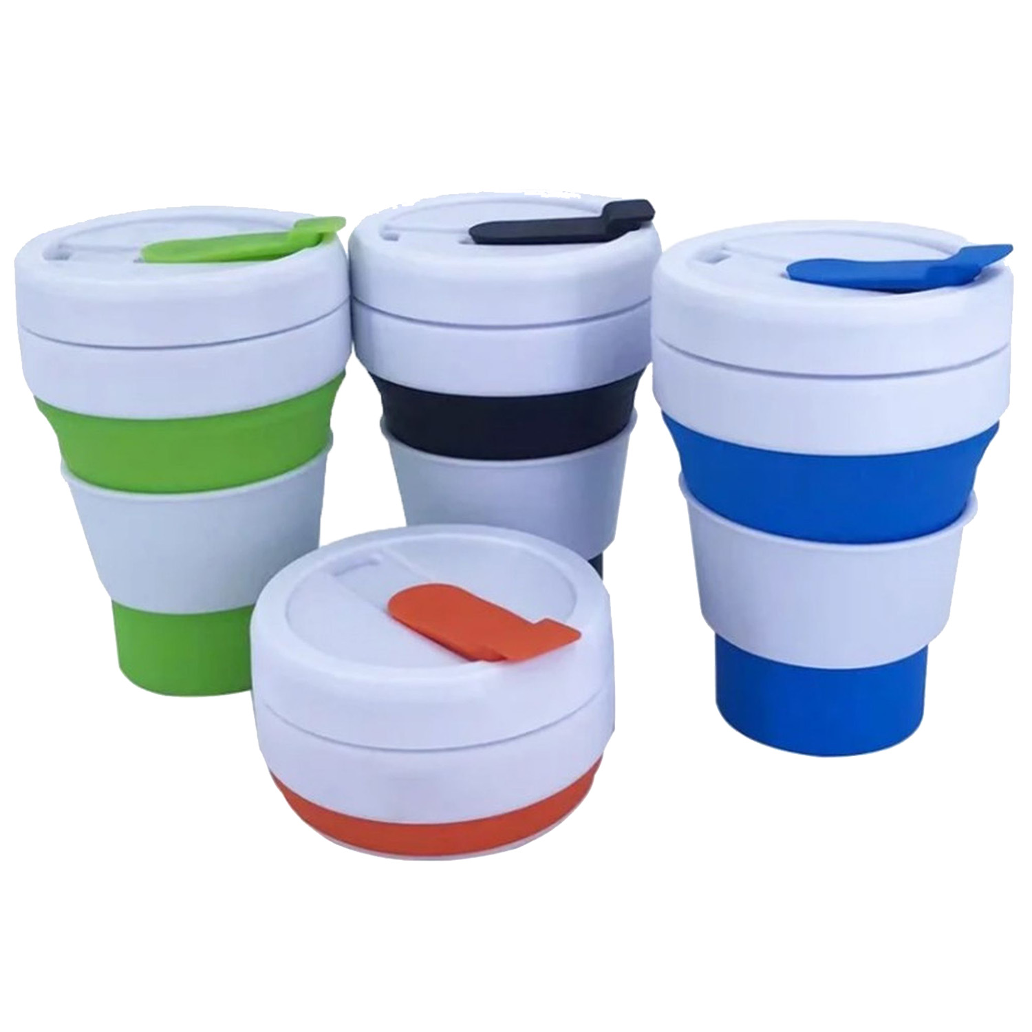 12 oz. Silicone Collapsible Mug with Removable Heat Sleeve 3