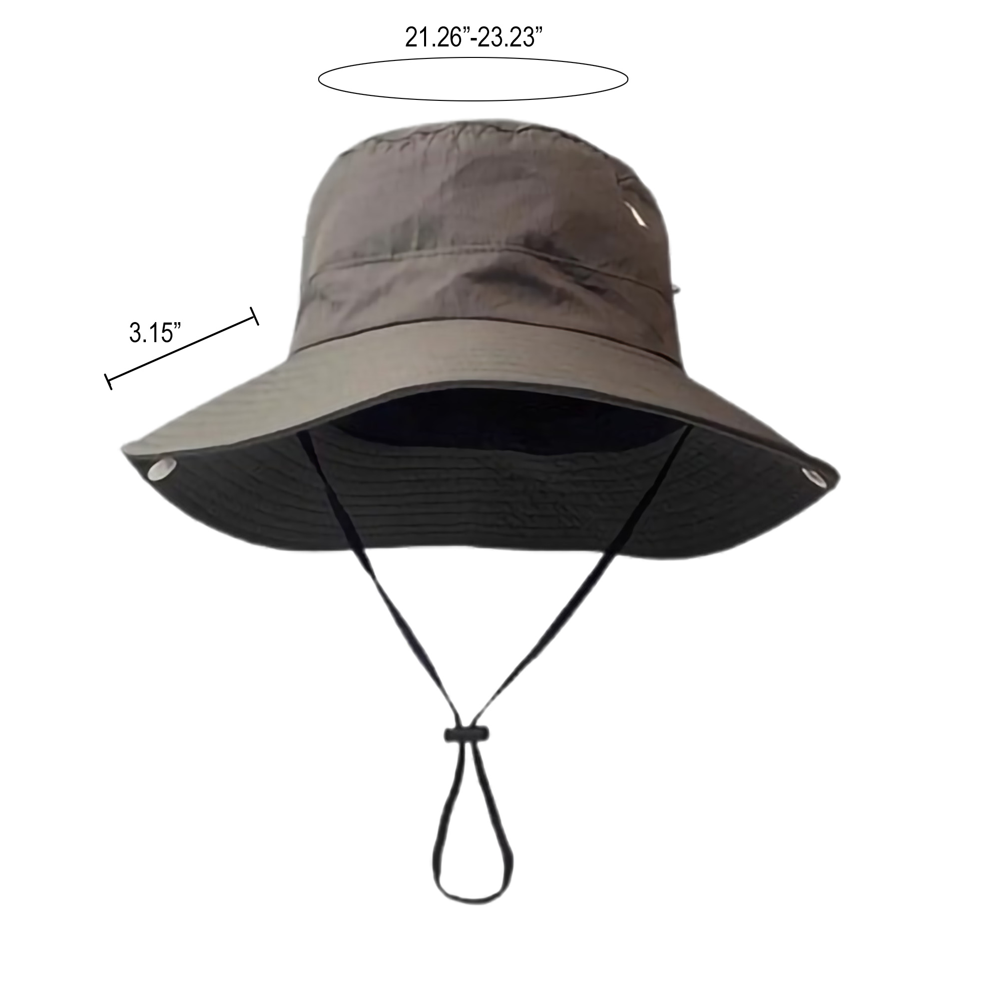 Custom UV Protection Premium Wide Brim Sun Bucket Hat MOQ30 3
