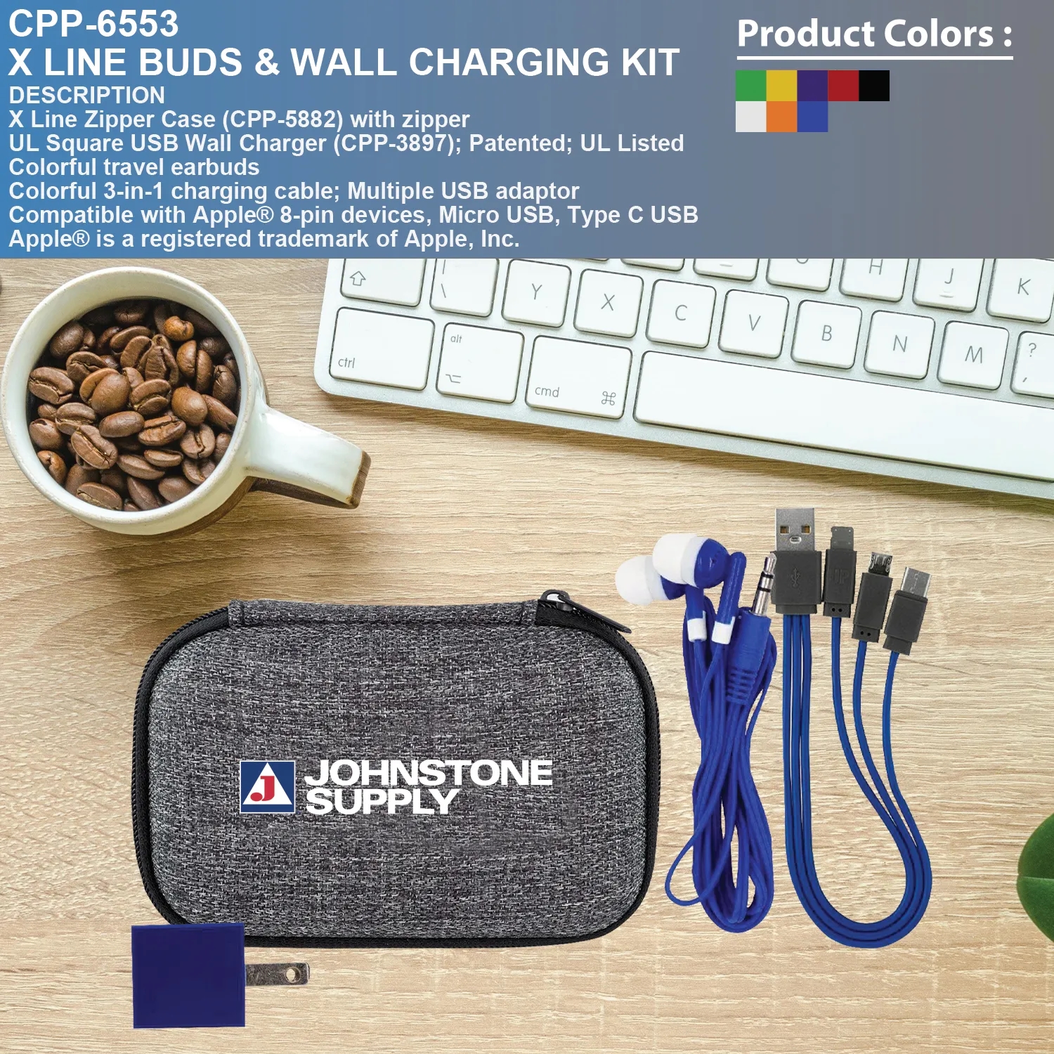 X Line Buds & Wall Charging Kit 9