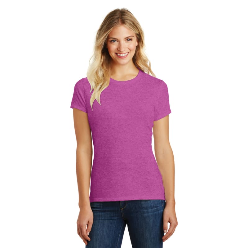 District Women's Perfect Blend CVC Tee. 31