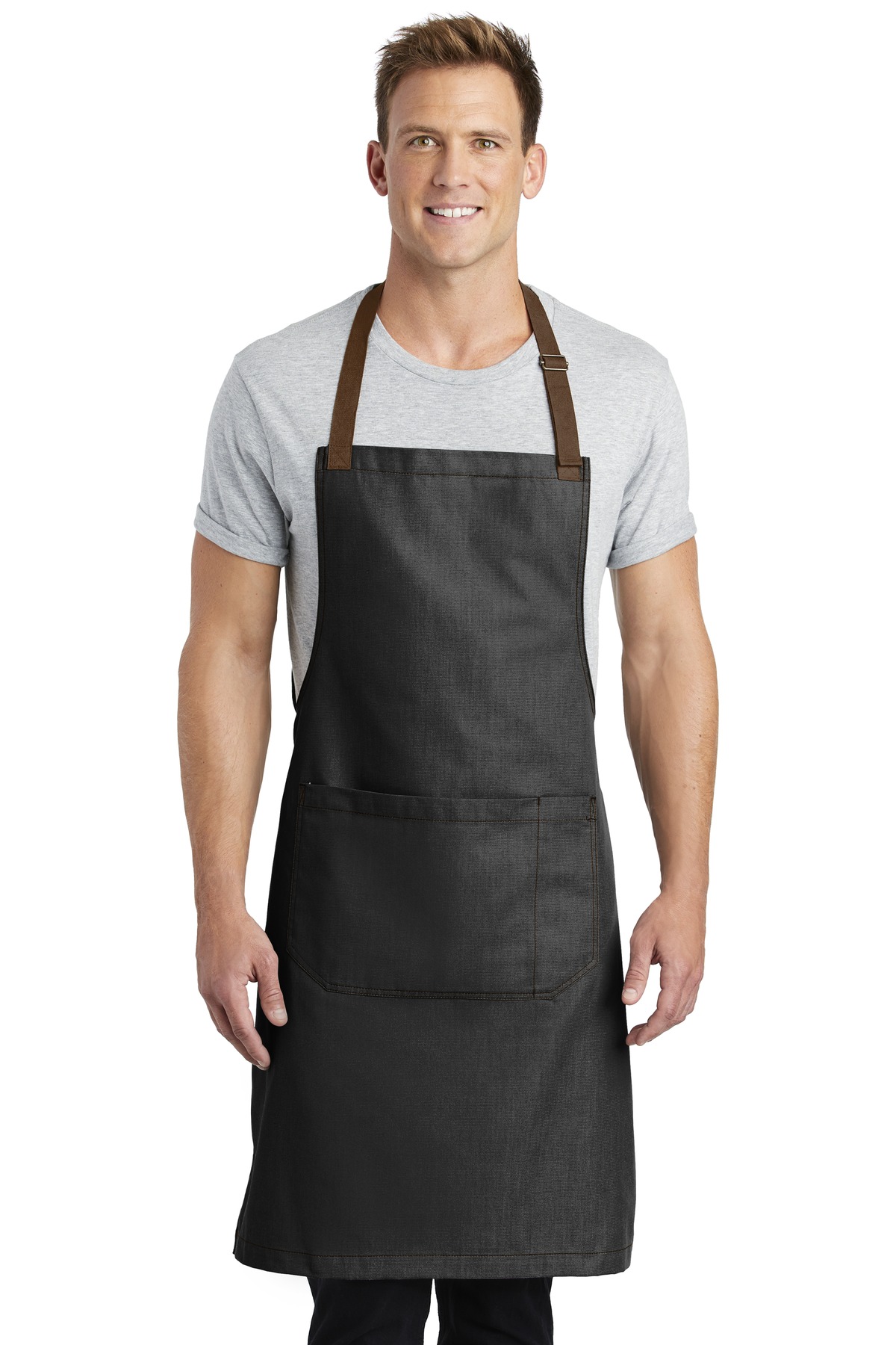 Port Authority Market Full-Length Bib Apron. A800 5