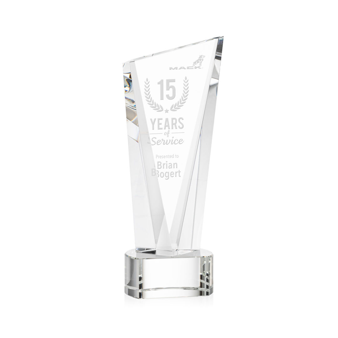 Plymouth Award on Paragon Base - Clear 9