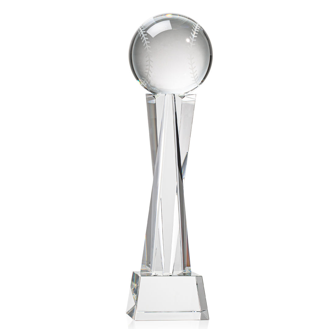 Baseball Award on Grafton Base - Clear 9