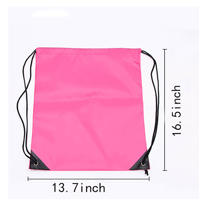 210D Polyester Drawstring Bags Backpack Bulk Sack 20