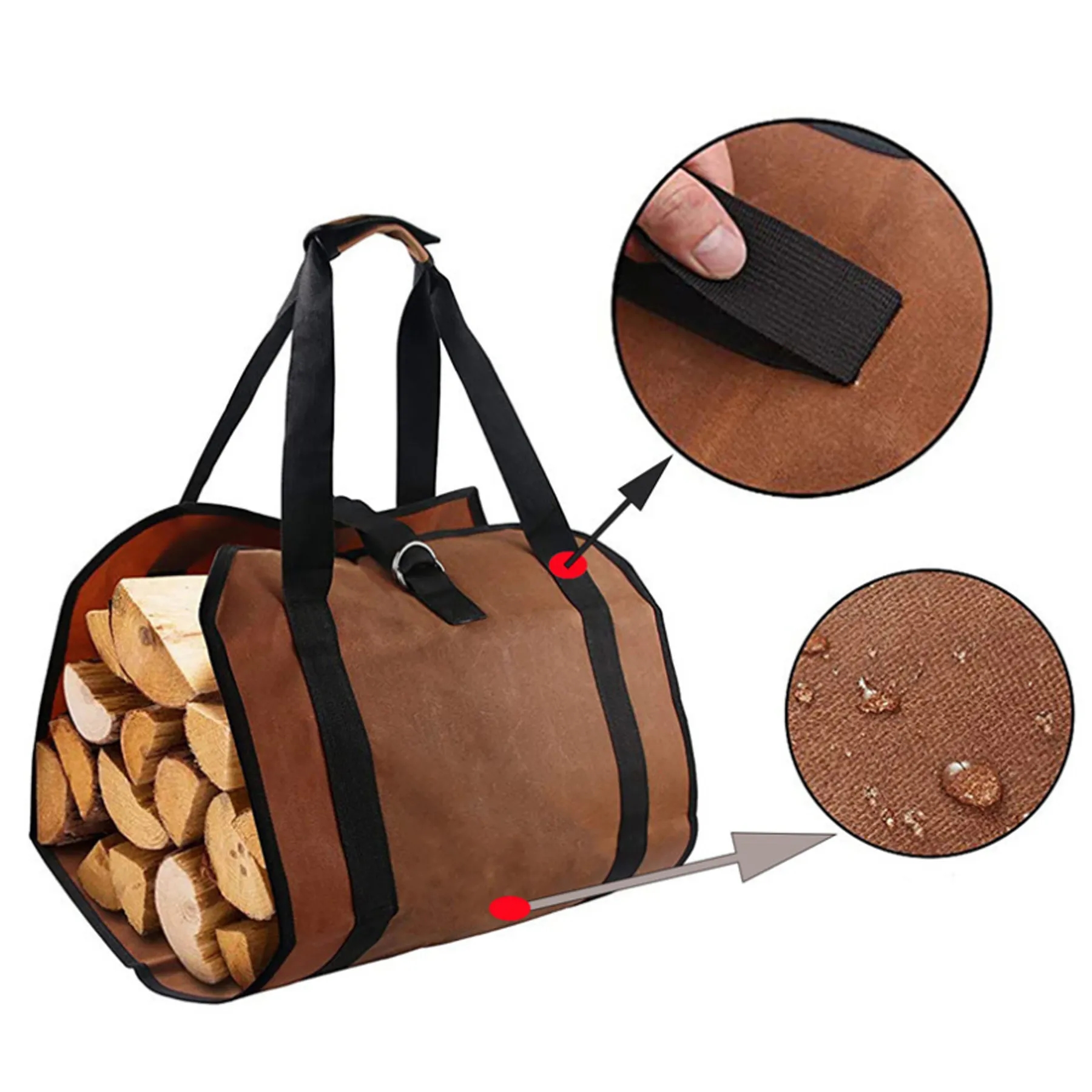 Durable Multi-Functional Firewood Storage Bag 3