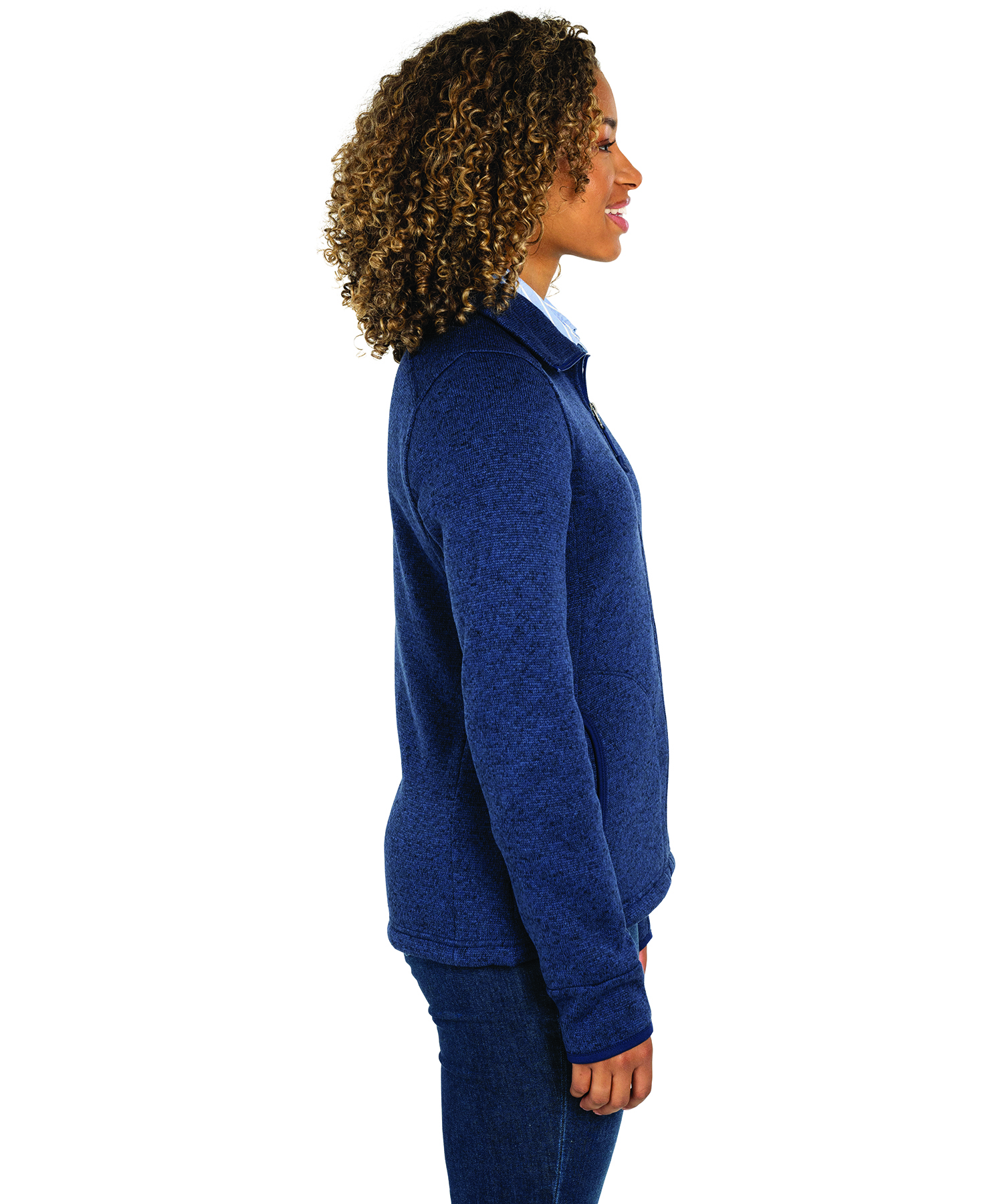 Women's Heathered Fleece Jacket 49