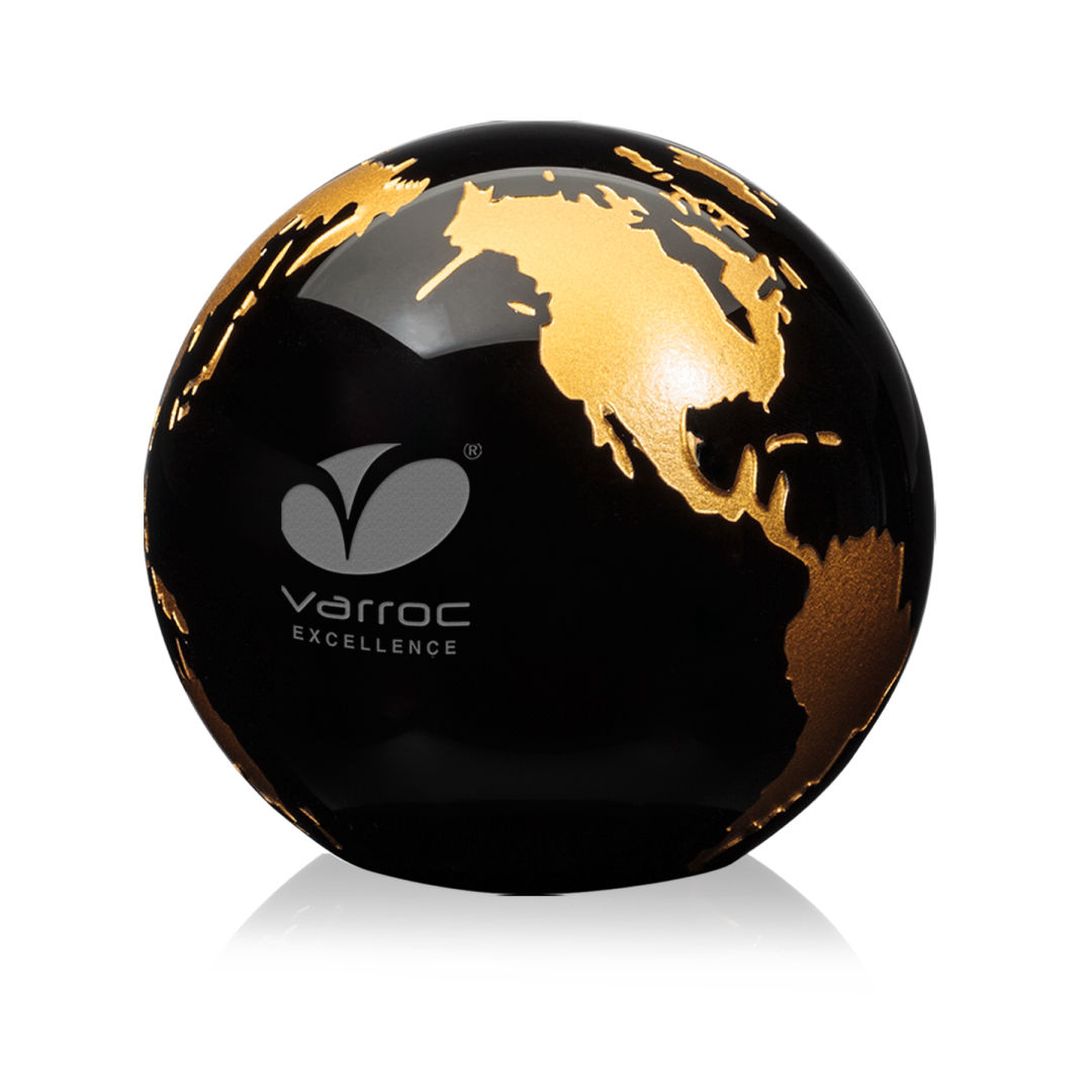 Globe Paperweight - Black 4