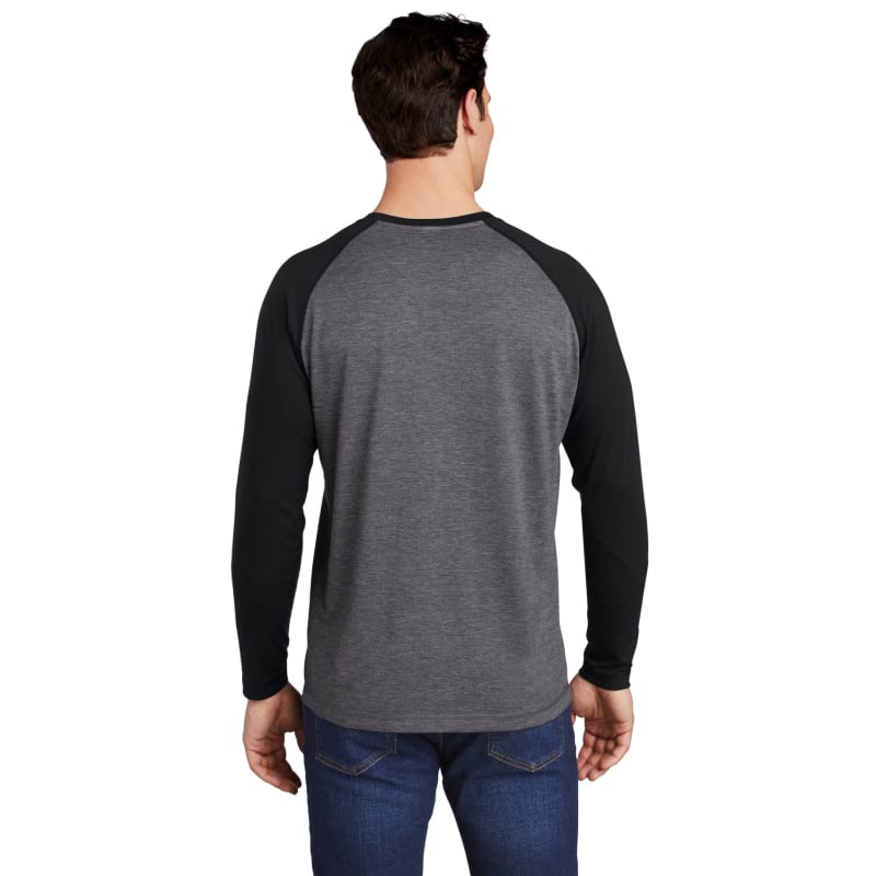 Sport-Tek PosiCharge Long Sleeve Tri-Blend Wicking Raglan Tee 3