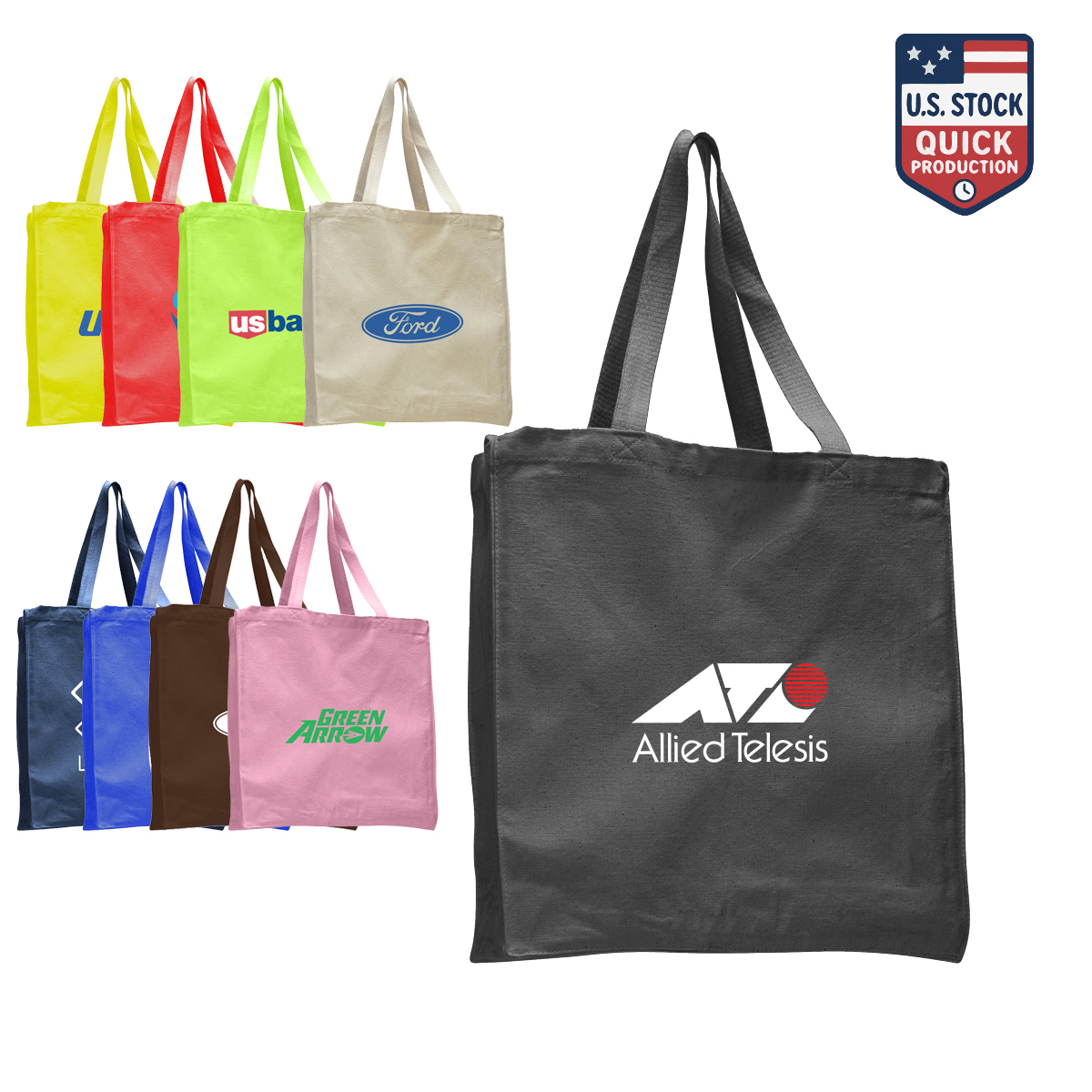 DailyMate Heavy Canvas Shopper Tote with Gusset 6