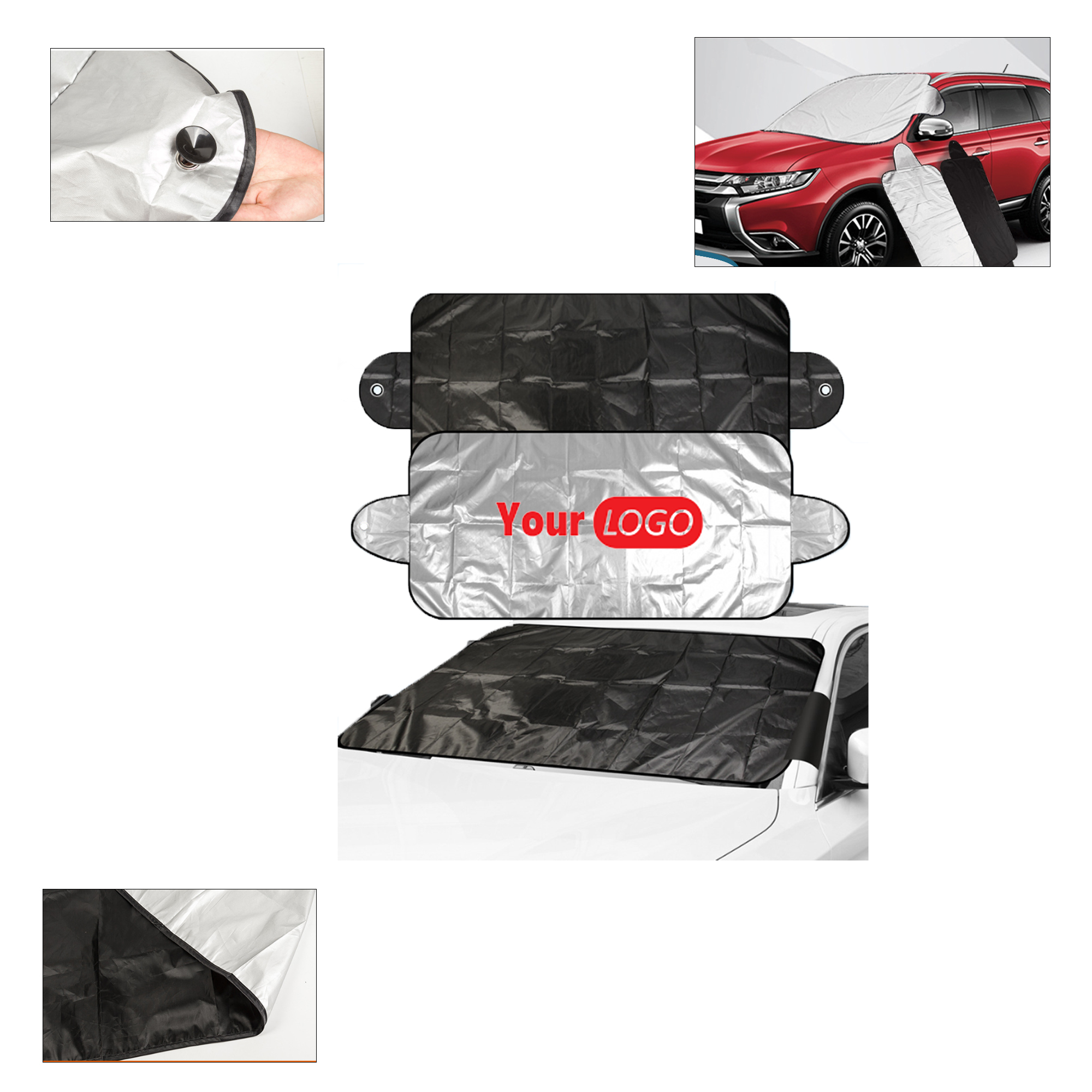 Car Front Windshield Snow Cover 2