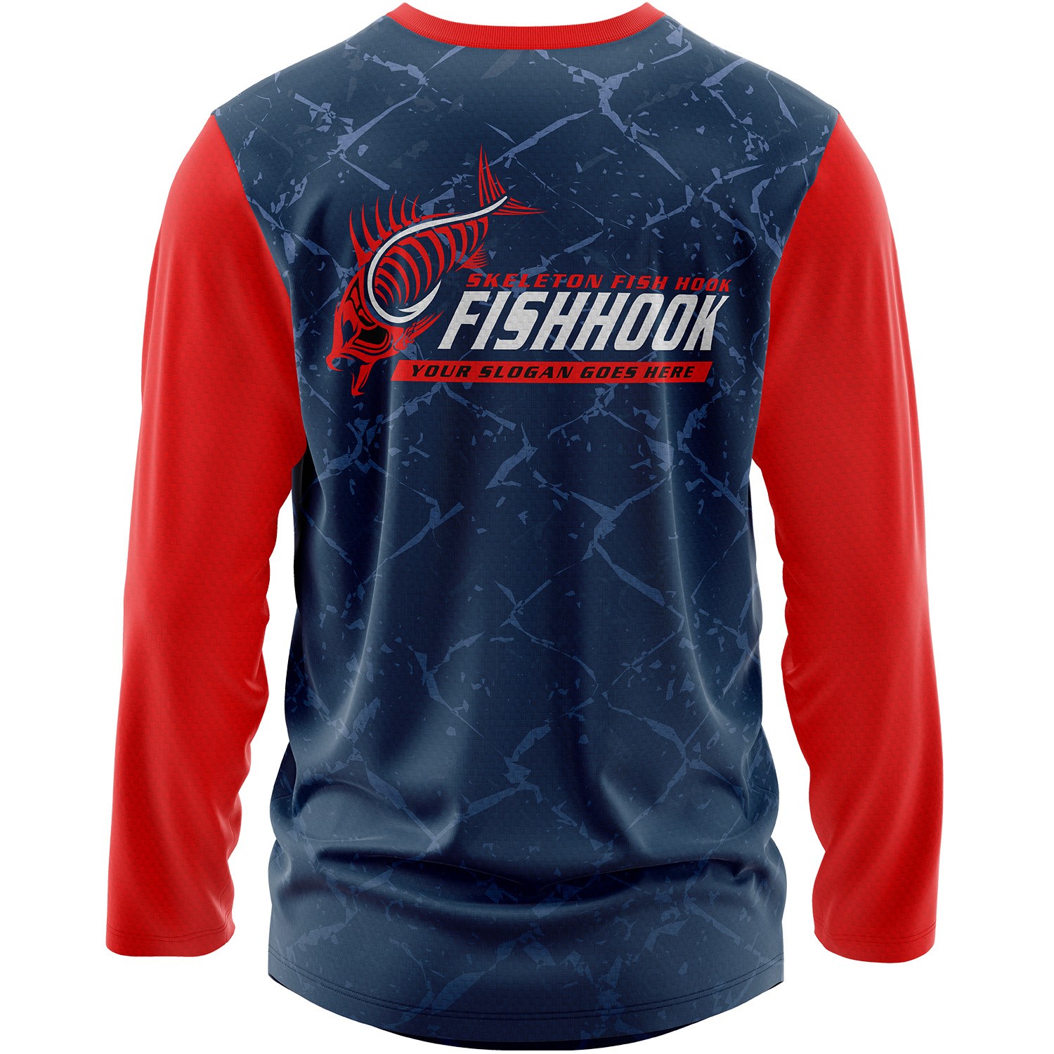 Unisex 170 GSM Sunproof UPF 50+ Sublimation Long Sleeve Fishing T Shirt 2