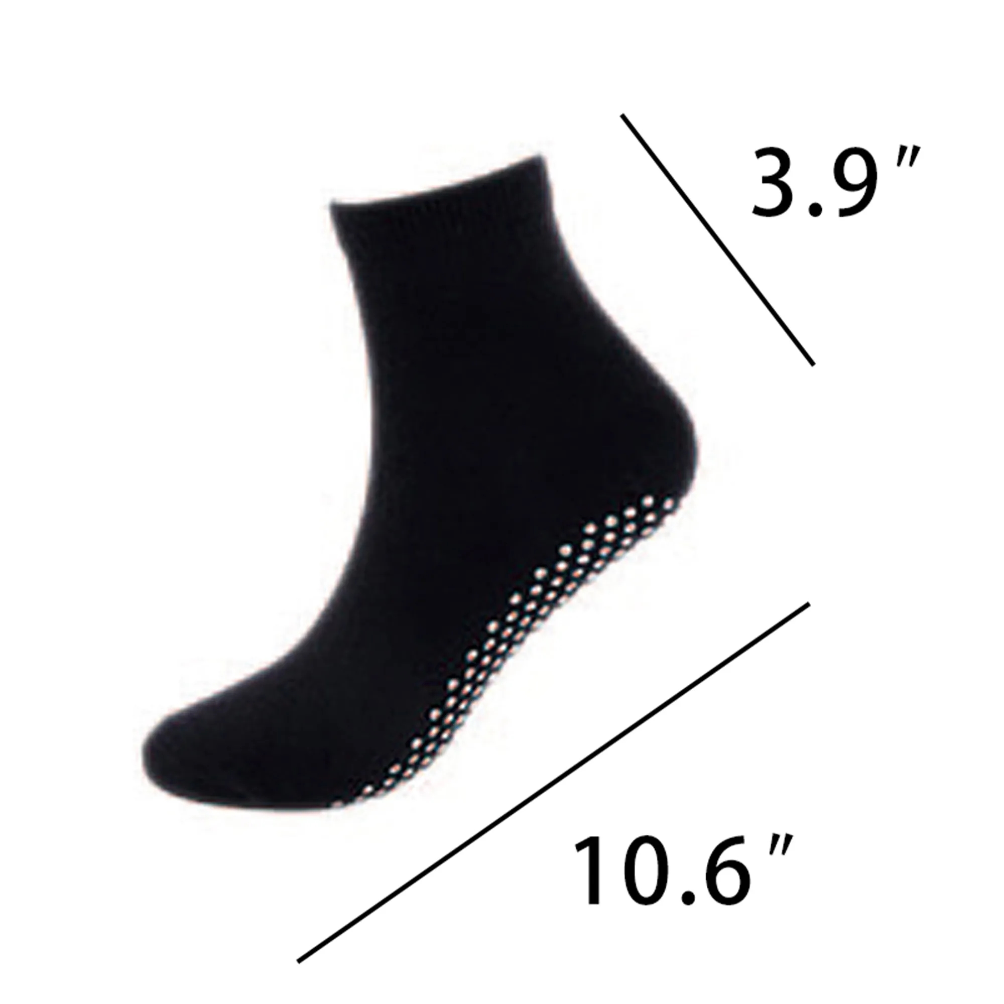Custom Printed Non Slip Pilate Grip Socks 2
