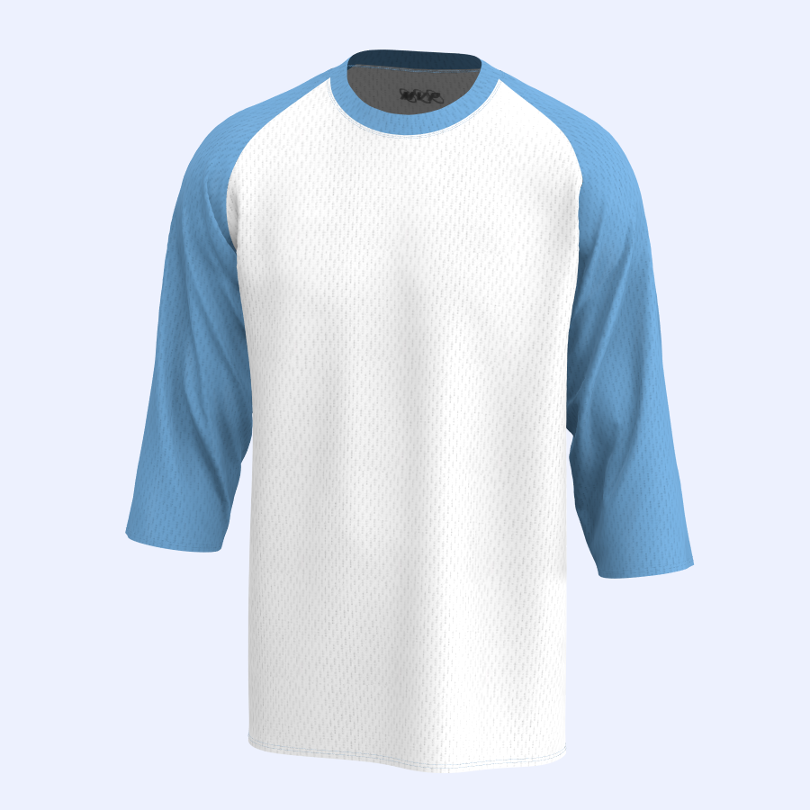 Raglan 3/4 sleeve baseball jersey 2